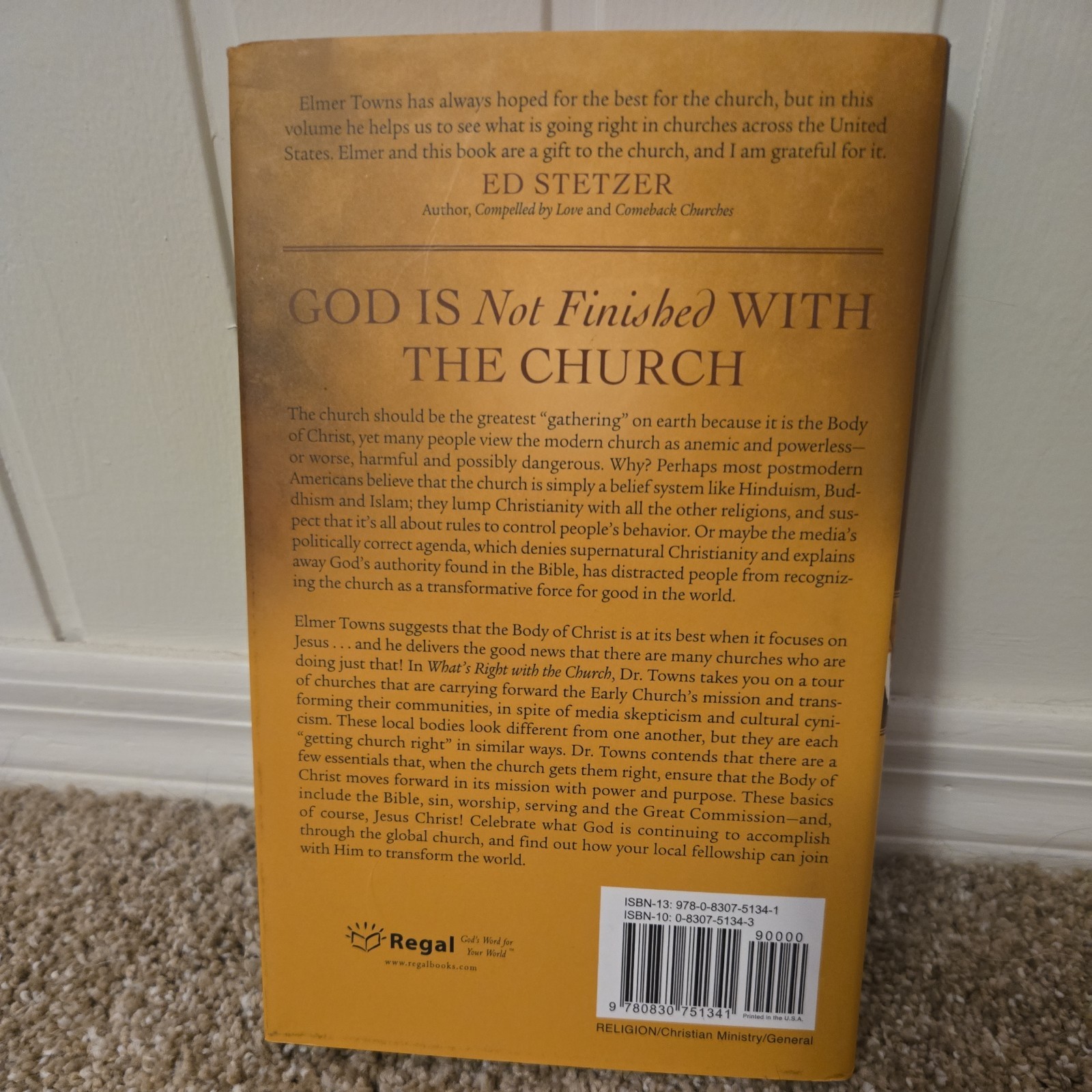 What&rsquo;s Right with the Church : A Manifesto of Hope by Elmer L. Towns (2009,…