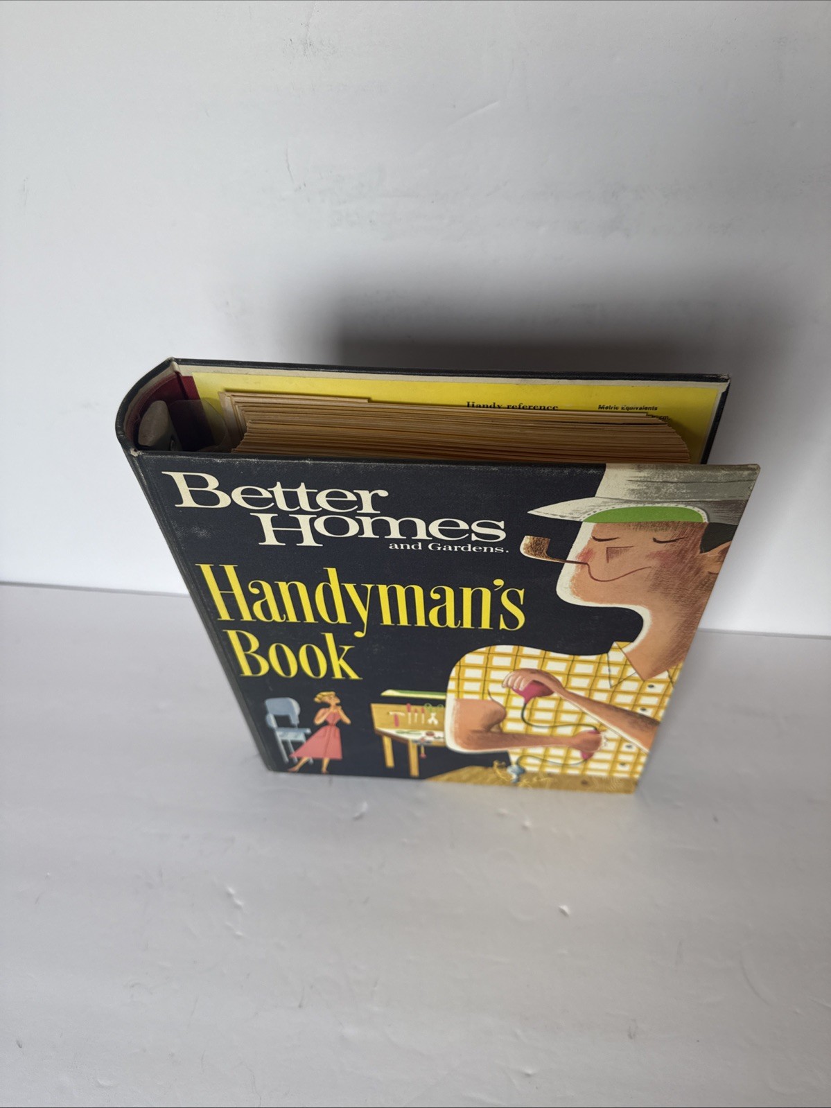 Vintage Better Homes & Gardens Handyman&rsquo;s book 5 ring binder with 400 pages 1966