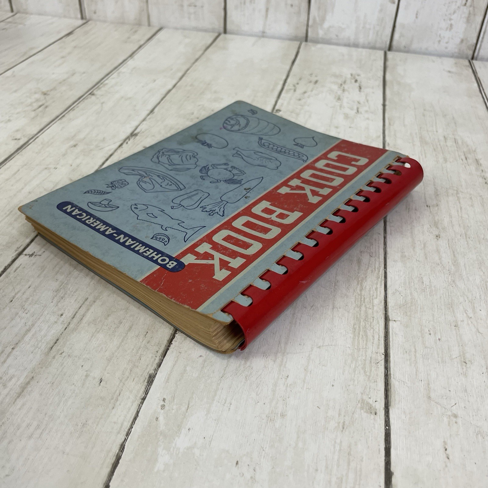 Bohemian American Cook Book 5th Edition Spiral Bound by Marie Rosicky 1949