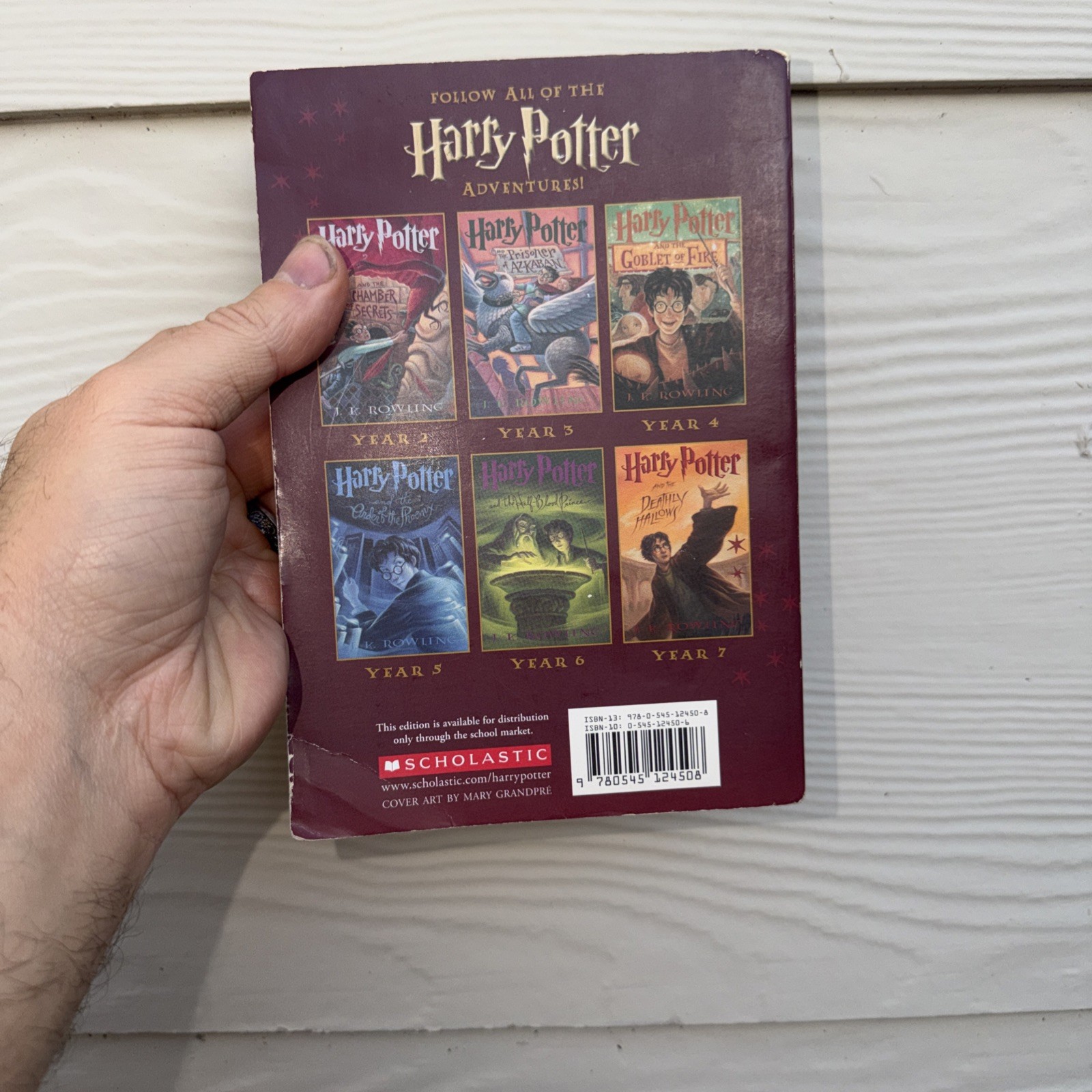 RARE Harry Potter & Sorcerer&rsquo;s Stone Scholastic ExclusiveSchool Market Edition