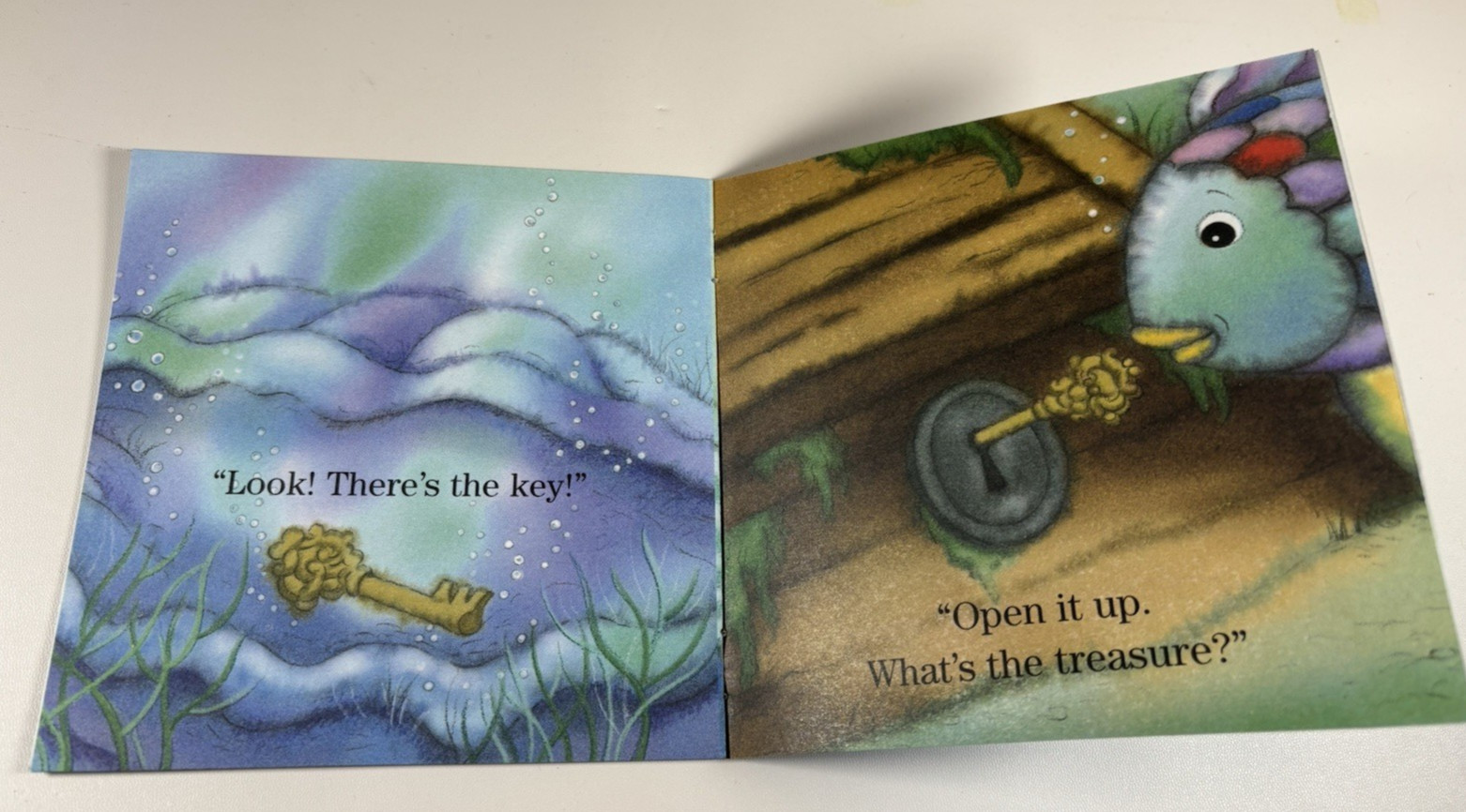 Scholastic Rainbow Fish Reads the Treasure Map Paperback Book #316