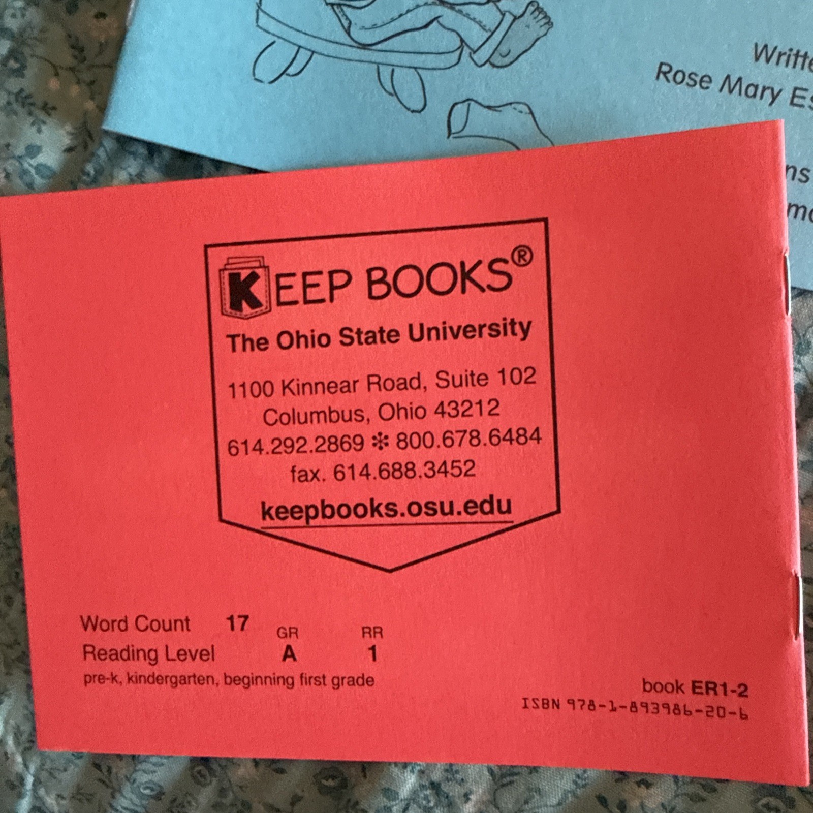 Ohio State Keep Set Of 6 Books Early Reader Pre-K