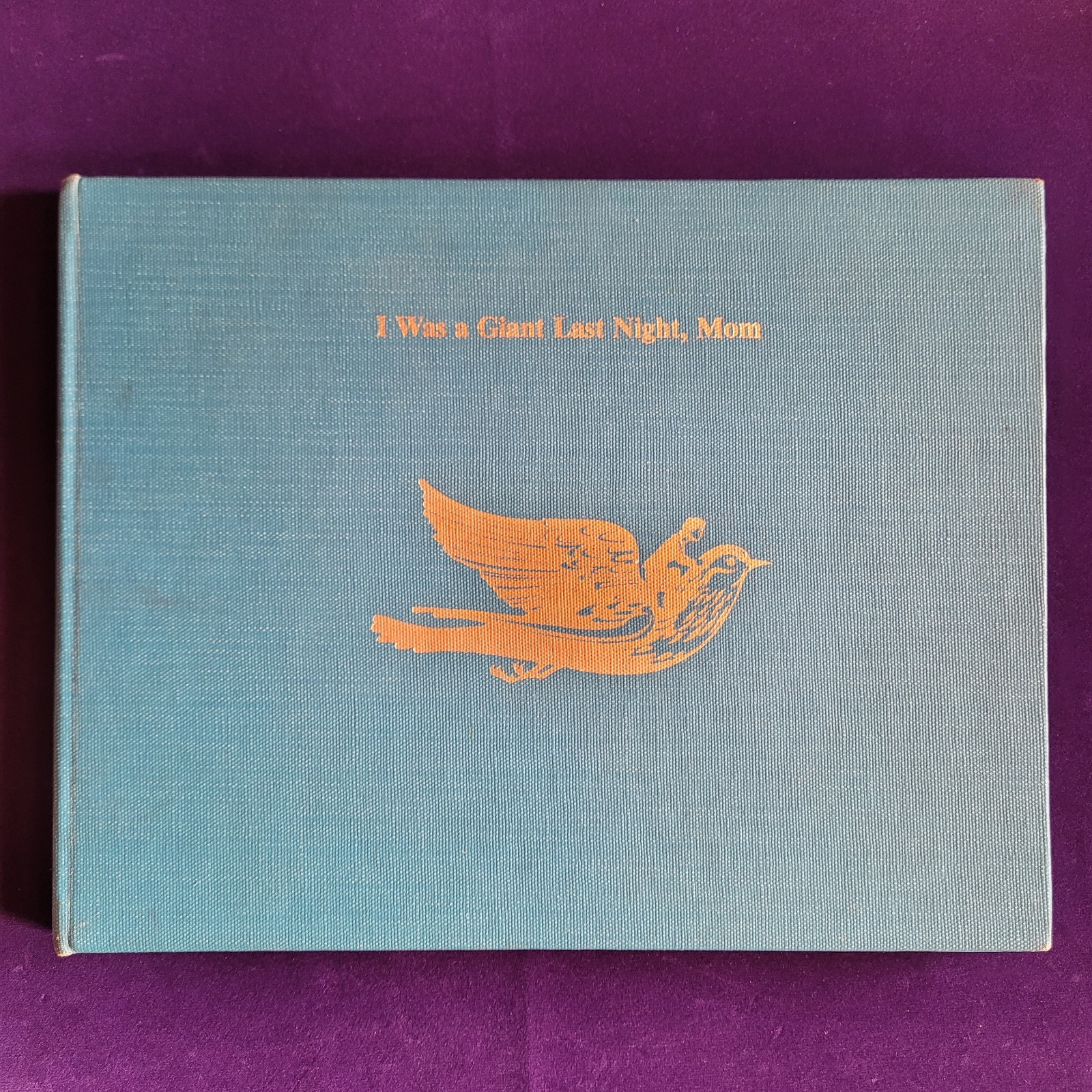 SIGNED Hardcover Children&rsquo;s Book, I Was a Giant Last Night, Mom by Ken Carter
