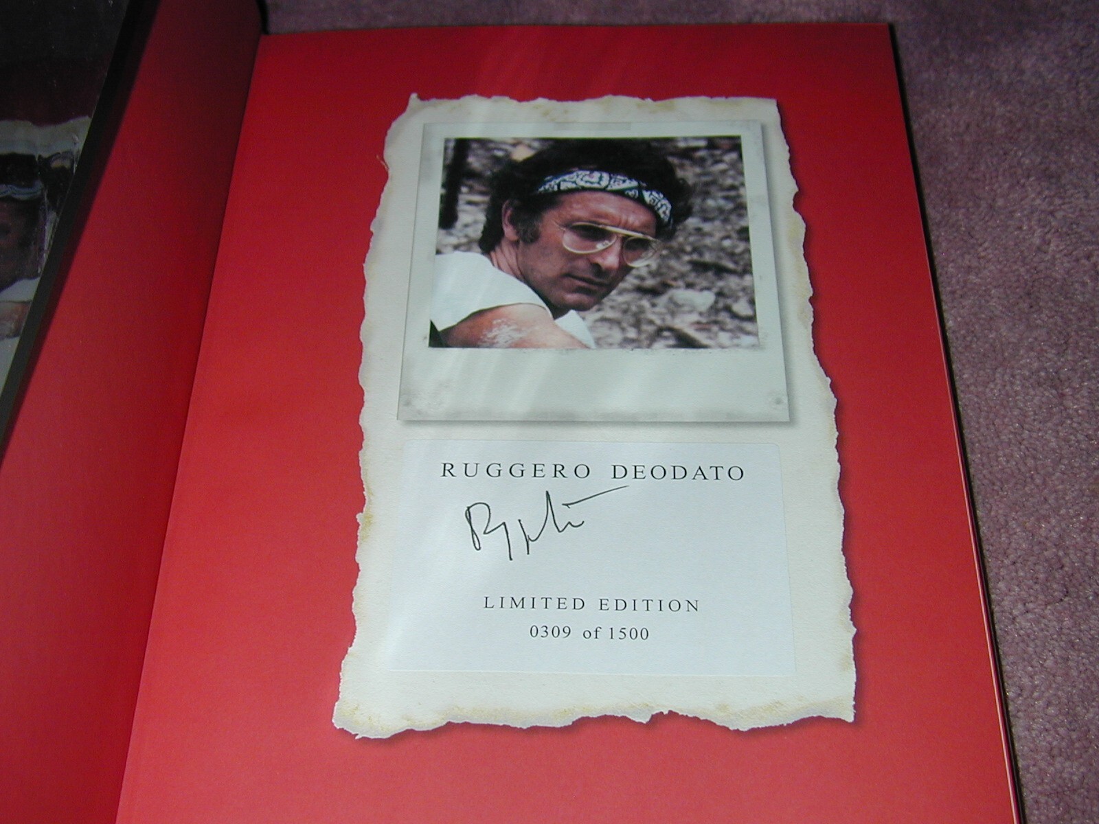Cannibal Holocaust, Hardcover book by Harvey Fenton, signed/numbered 309/1500