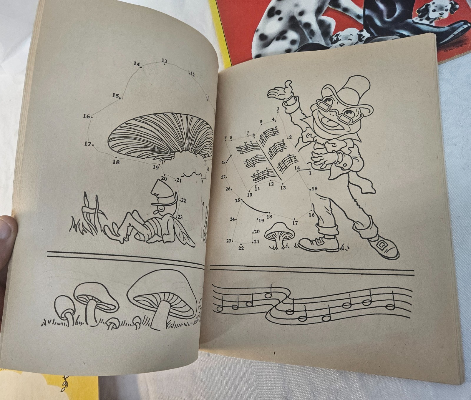 Lot of 10 Vintage USED Children&rsquo;s Coloring Books 1950&rsquo;s-60s Era in Nice Shape