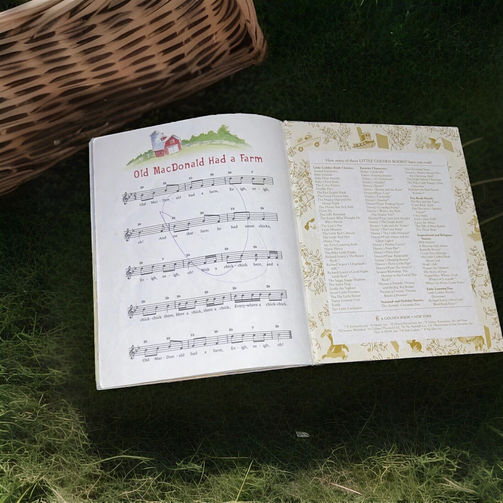 Old MacDonald Had a Farm Children’s Book – A Little Golden Book