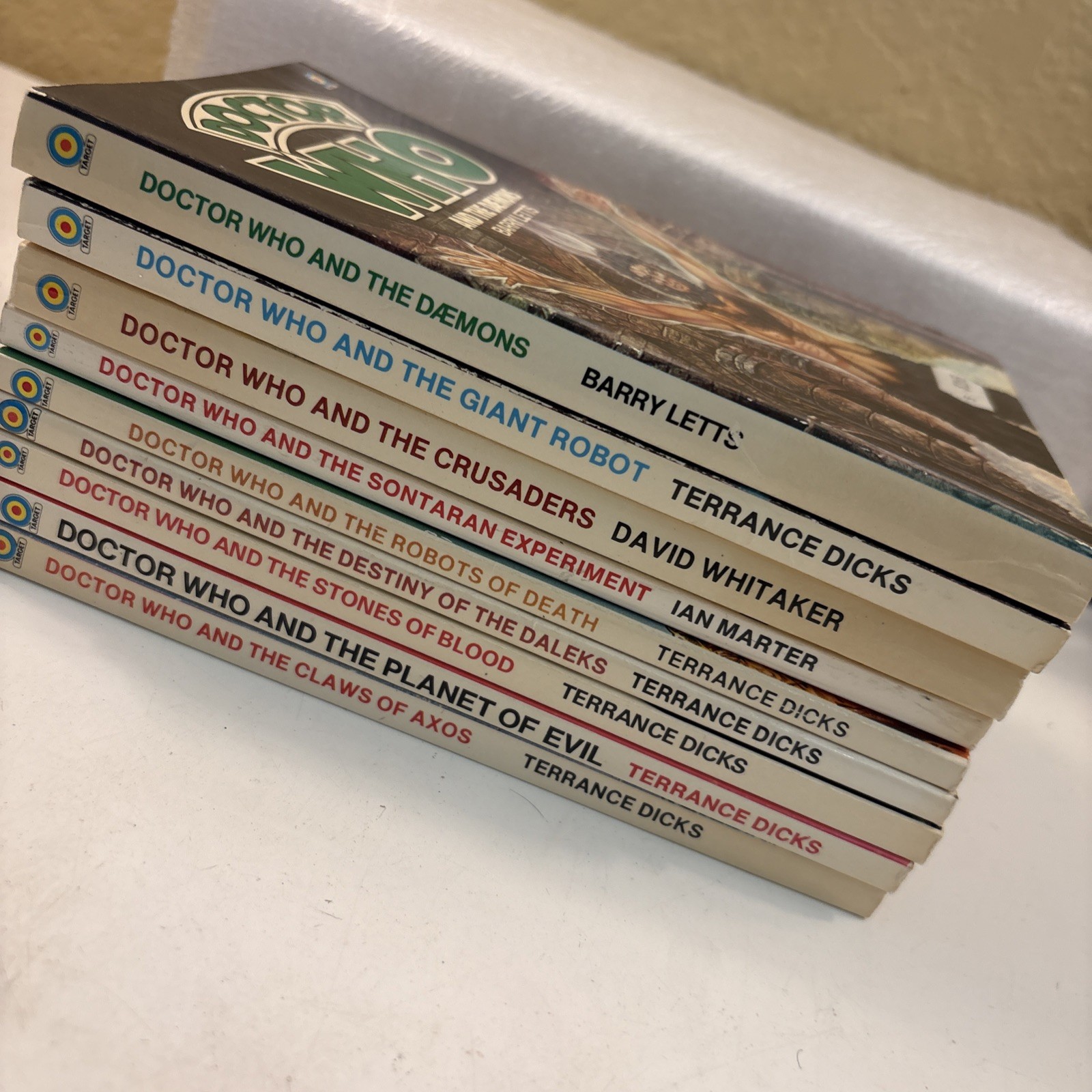 LOT Of 9 VTG 1980s EraDoctor Who 1980&rsquo;s Target Paperback GOOD CONDITION! (bk1
