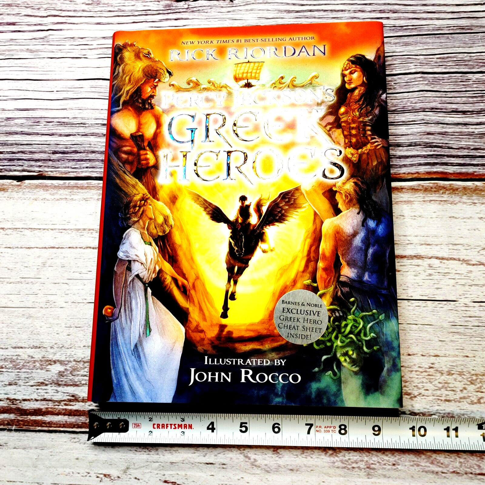 Percy Jackson&rsquo;s Greek Heroes by Rick Riordan 2015 Hardcover 1st Ed/Exclusive.