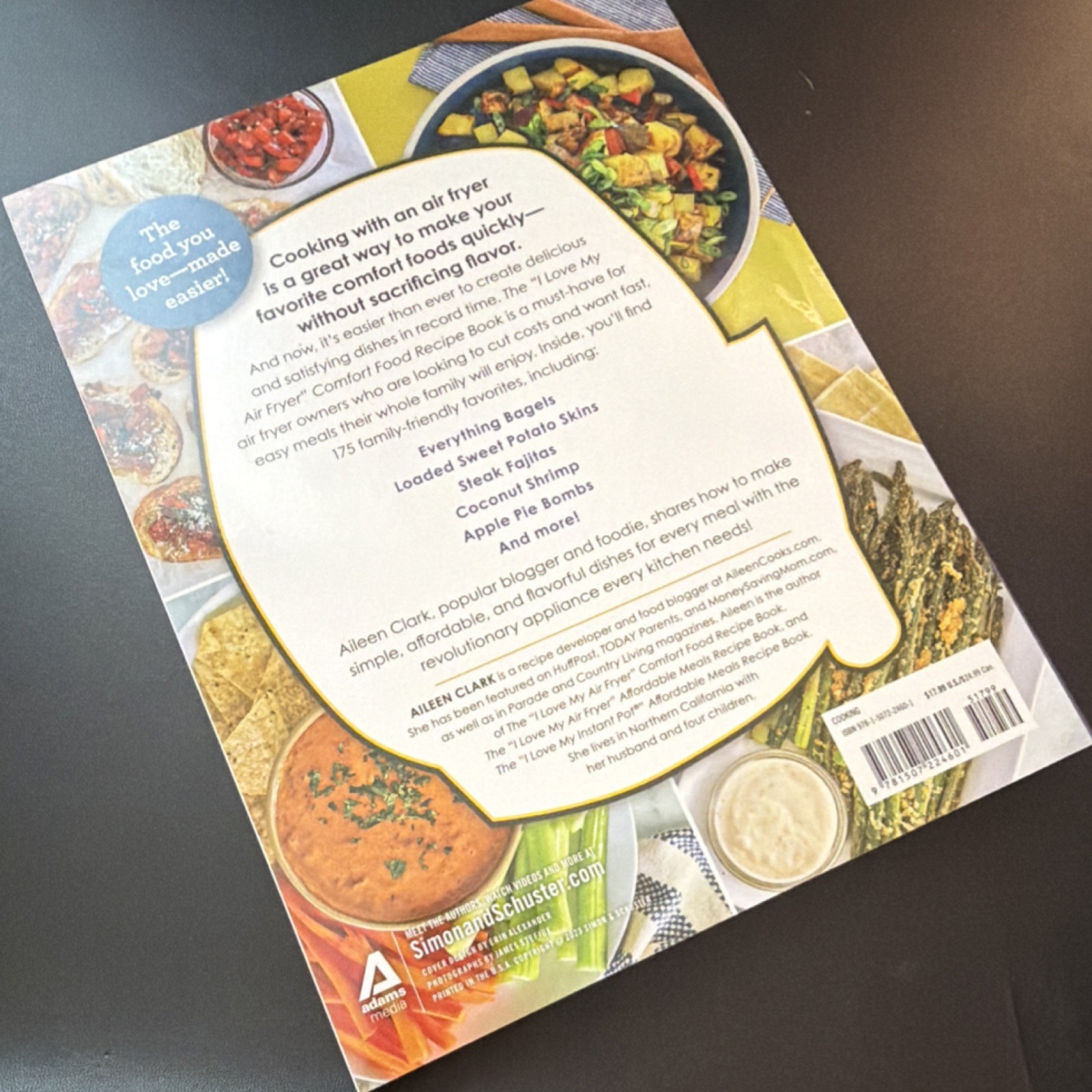 Aileen Clark I Love My Air Fryer Comfort Food Recipe Book PB Adams Media