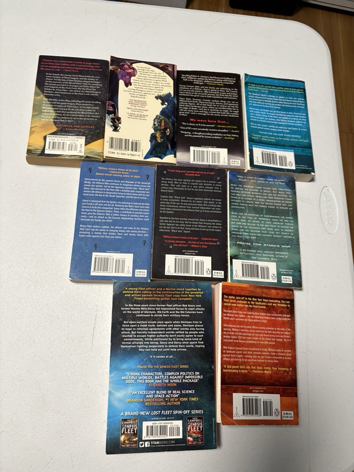 SCIENCE FICTION FANTASY LOT OF 60 PB Books, Assorted Authors