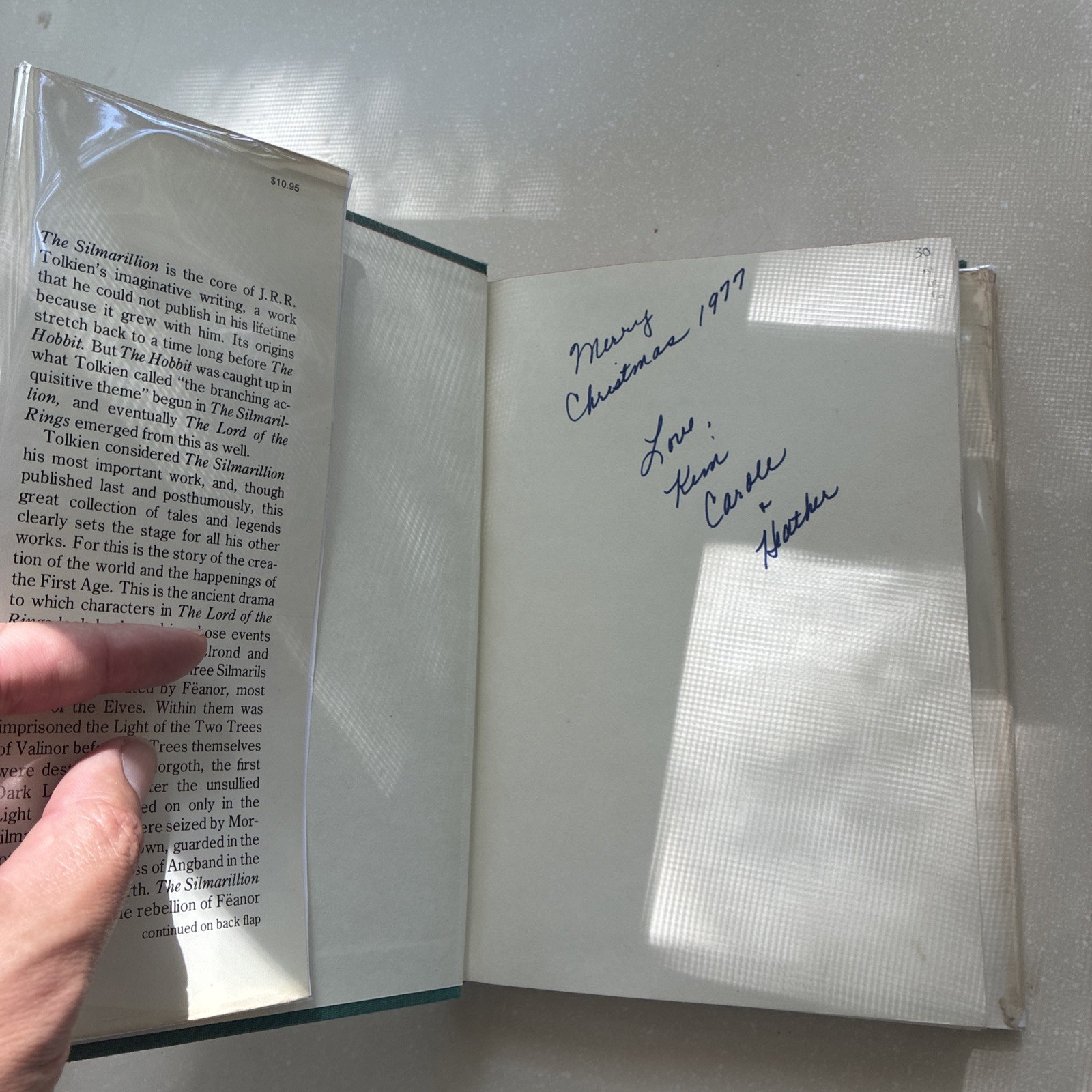 The Silmarillion by JRR Tolkien (First American Edition, First Printing w/ Map)