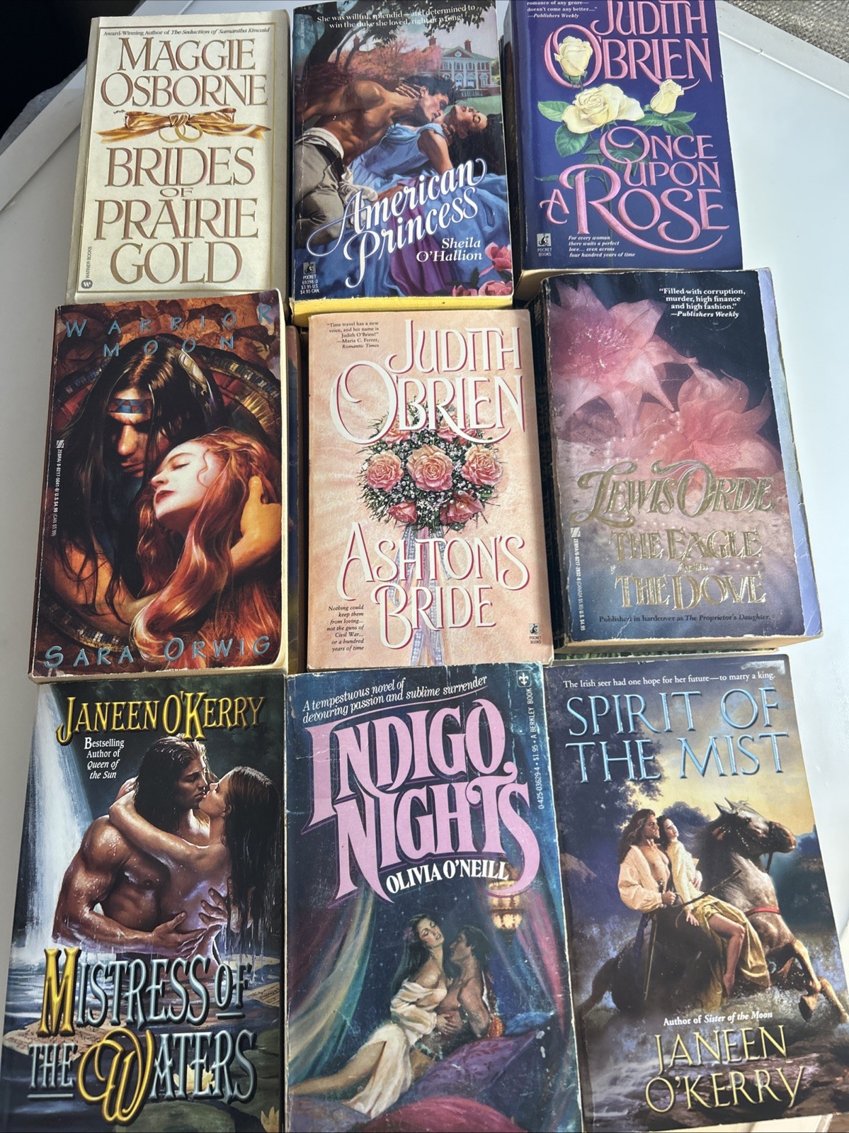 Vintage Romance Novels Lot Of 27 1980’s 1990’s 2000&rsquo;s Paperbacks Books Lot h29