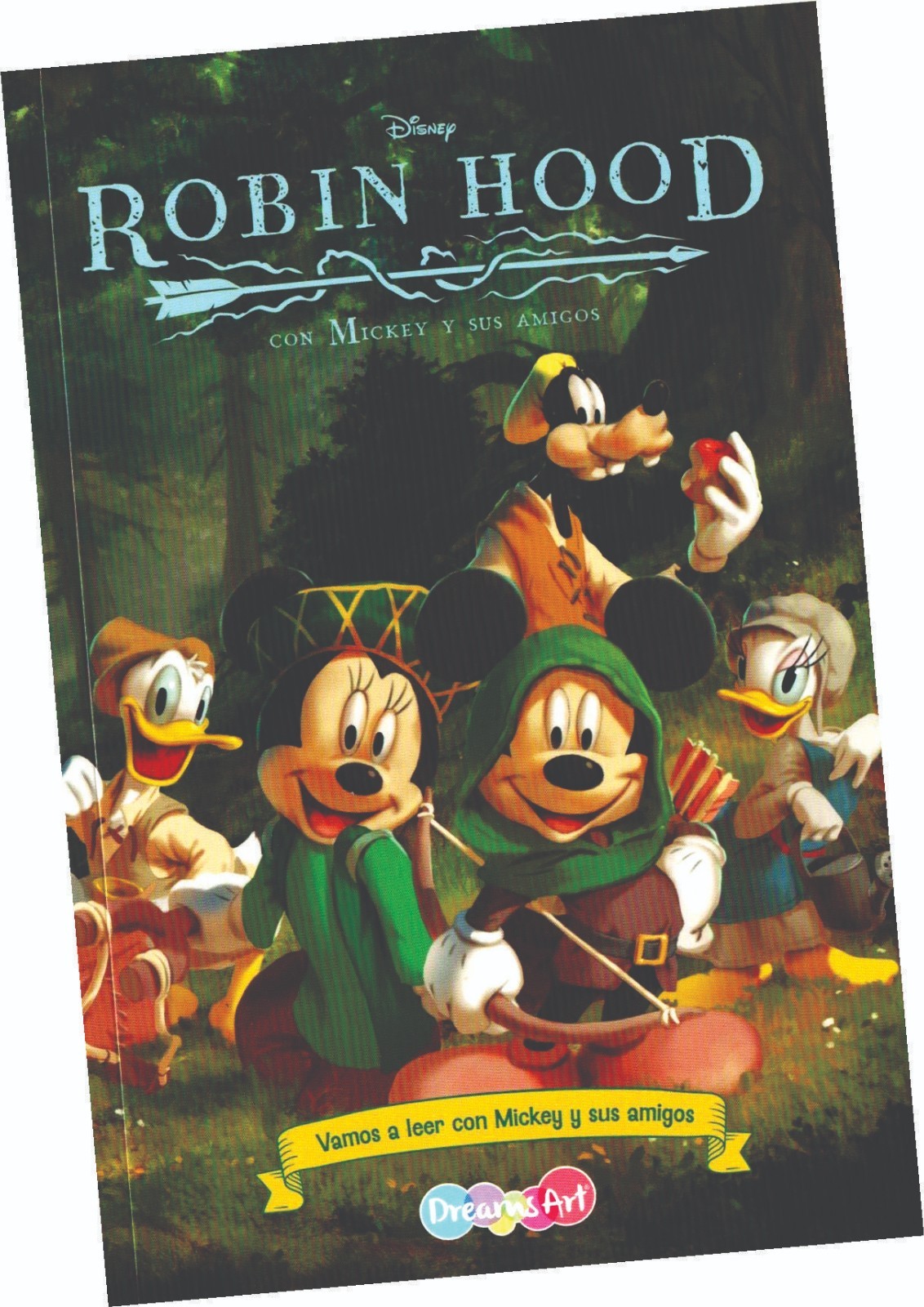 LIBRO ILUSTRADO « VAMOS A LEER CON MICKEY: ROBIN HOOD », EN ESPAÑOL