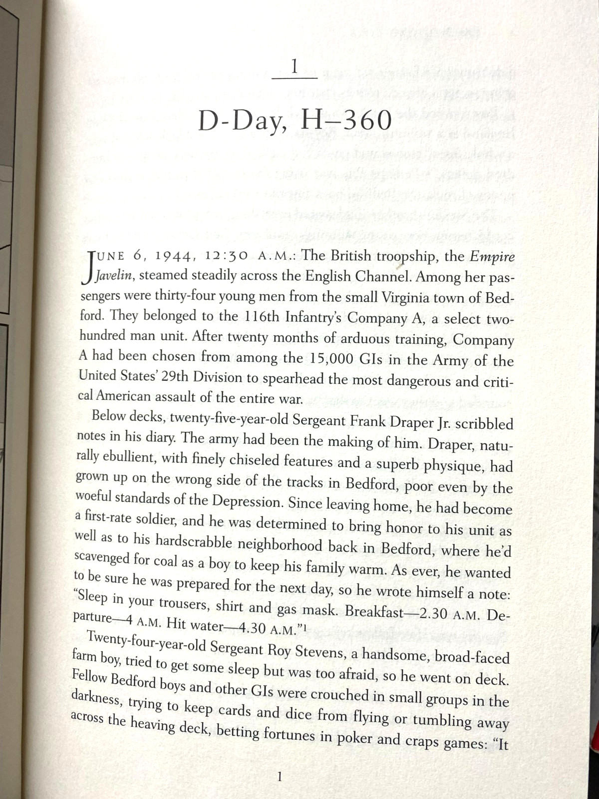 RARE! Bedford Boys: One American Town&rsquo;s Ultimate D-Day Sacrifice by Alex Kershaw