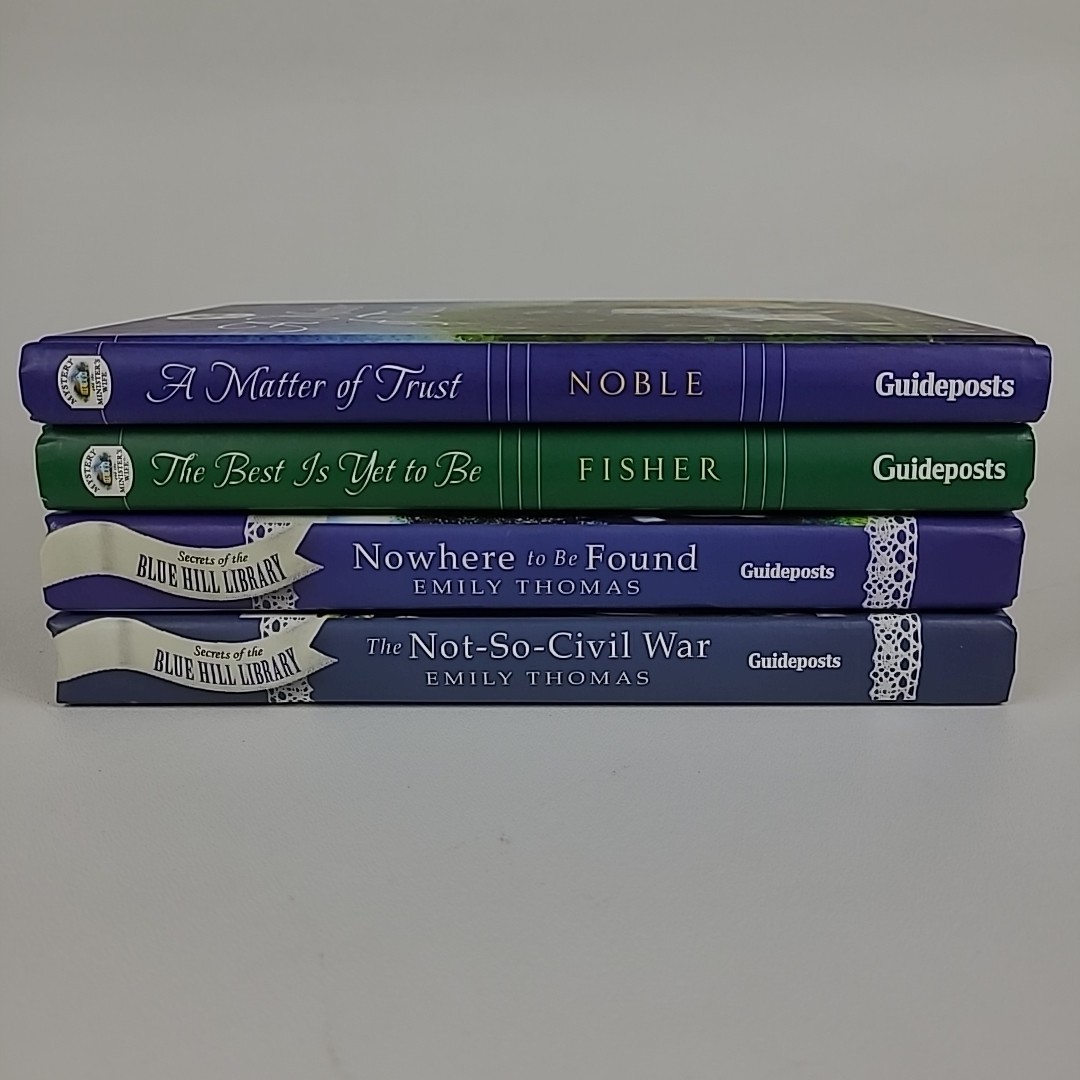 Lot of 18 Guidepost Books Amish Mysteries, Minister&rsquo;s Wife Inspirational HC