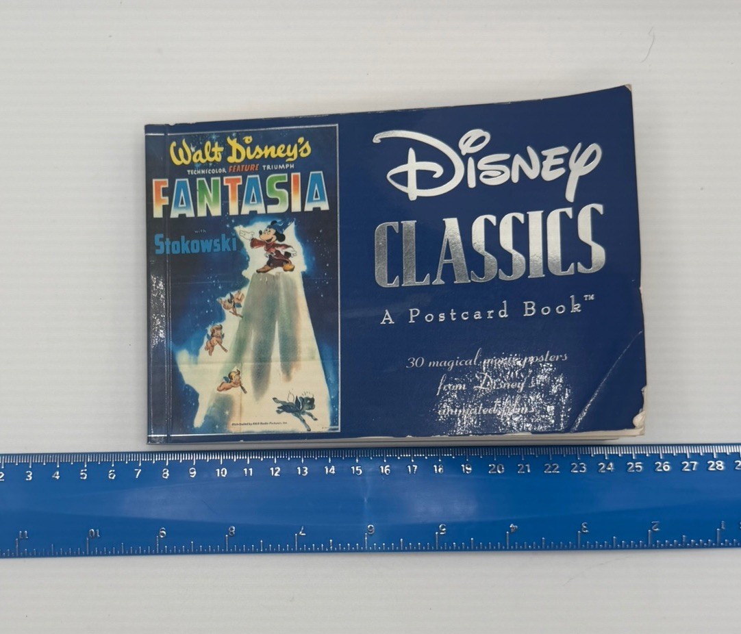 DISNEY CLASSICS: A POSTCARD BOOK By Walt Disney Productions 1991