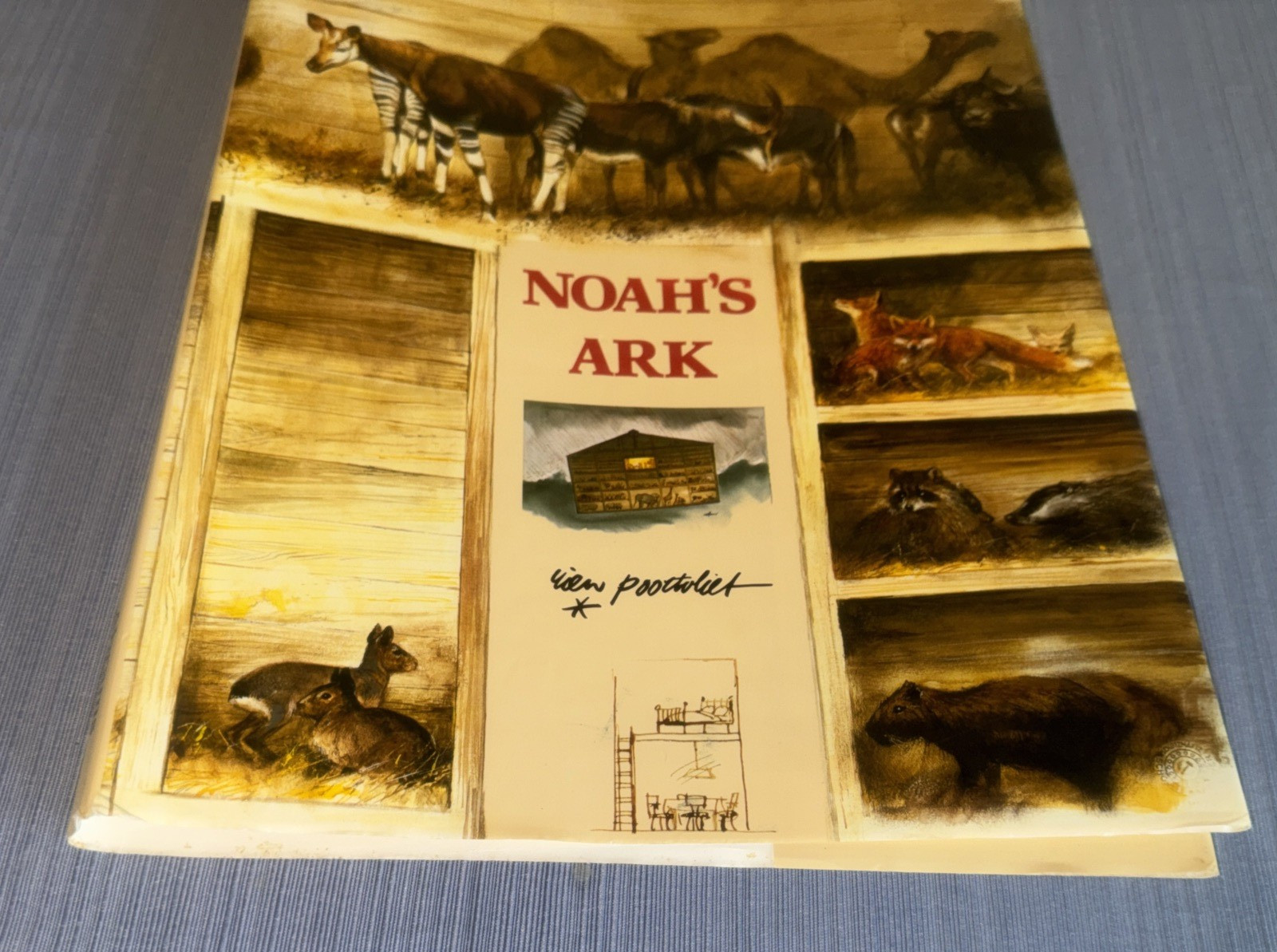 NOAH&rsquo;S ARK English Edition by Rien Poortvliet Good Oversized HC/DJ USED