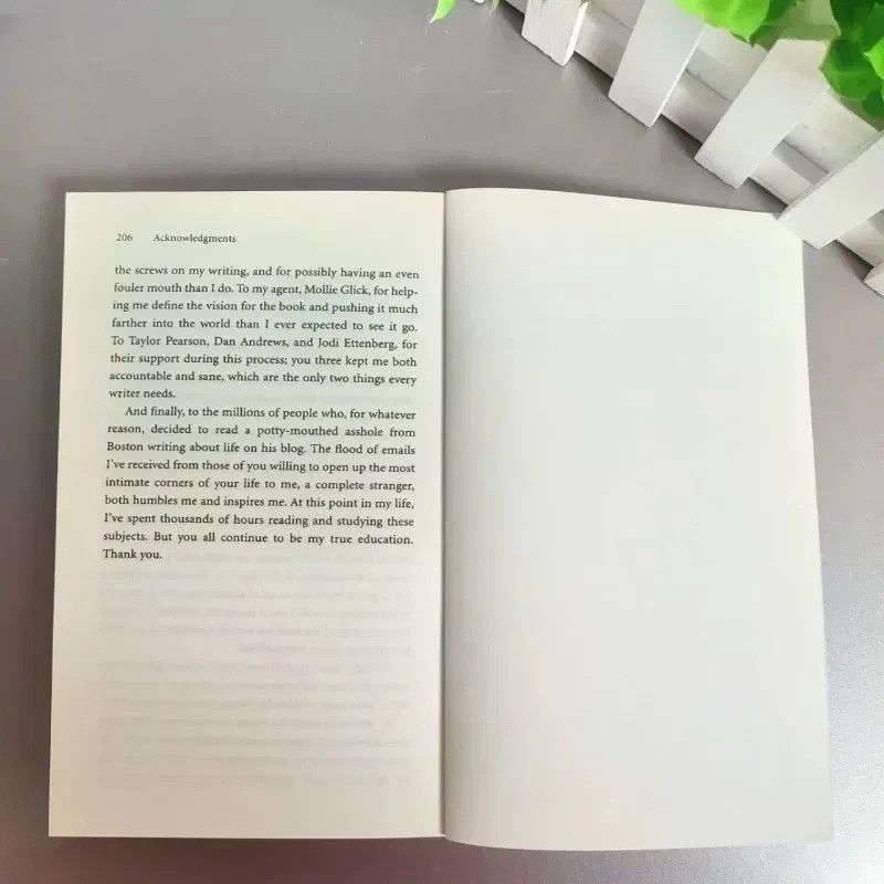 New « The Subtle Art Of Not Giving A F Mark Manson Hardcover » Stress Relief Book