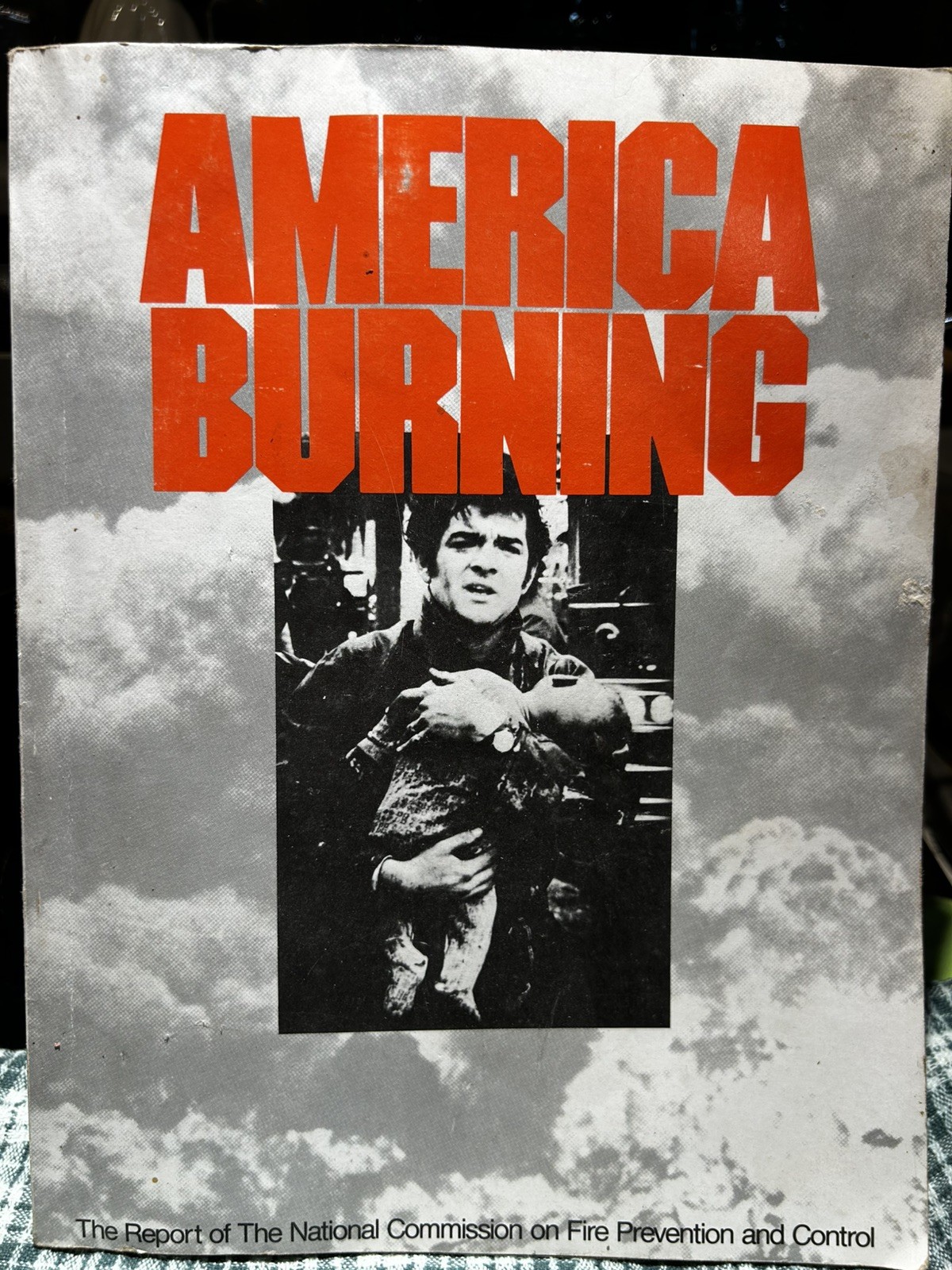 America Burning ~Fire Prevention And Control. USED. Read Full Description Please