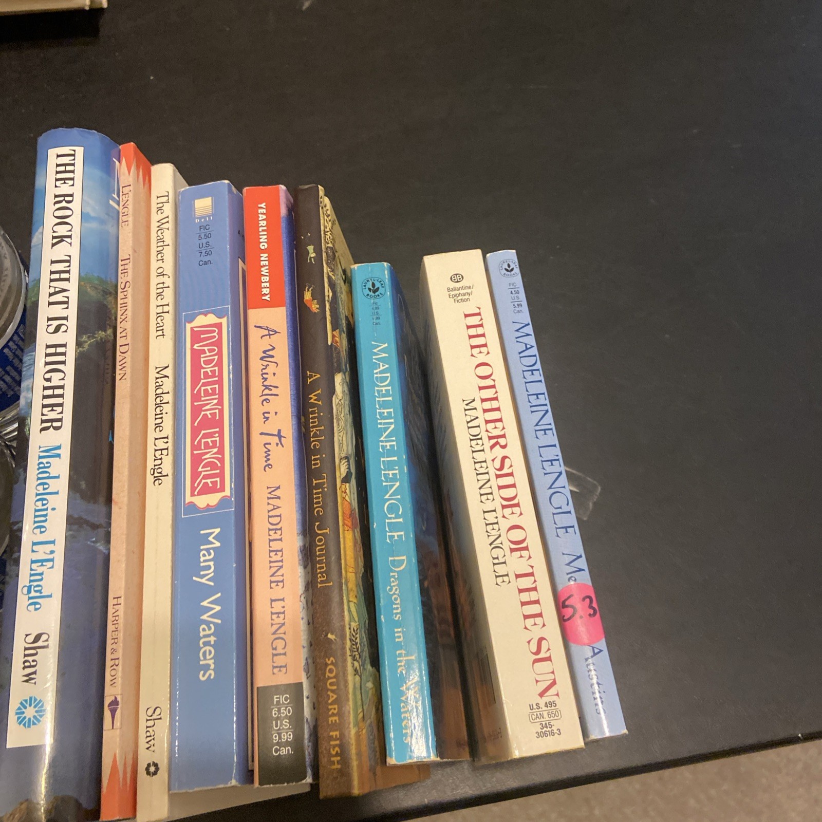 Madeleine L&rsquo;Engle Fiction Lot Of 9 HCs & PBs Includes Journal G-VG Condition