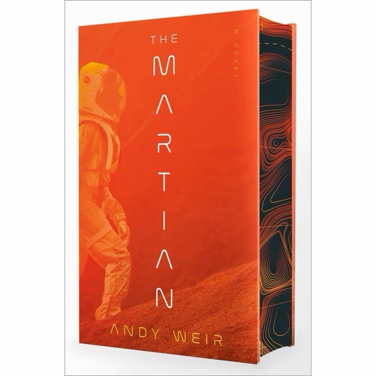 SIGNED ANDY WEIR THE MARTIAN DELUXE EDITION HARDCOVER BOOK AUTOGRAPHED