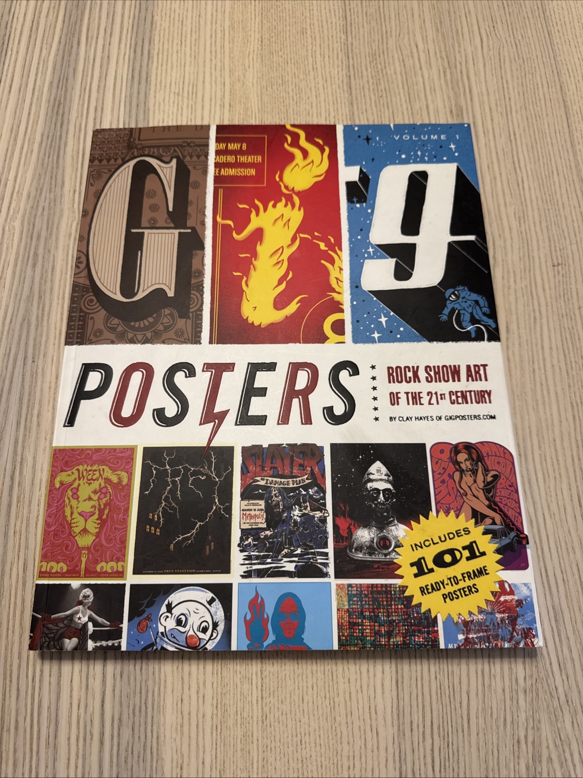 Gig Posters Vol 1 Rock Show Art of 21st Century Clay Hayes Quirk Book 101 Art