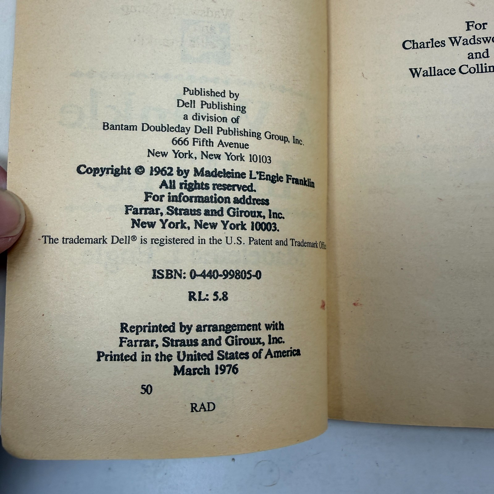A Wrinkle in Time by Madeleine L&rsquo;Engle 1976 Vintage Paperback Stranger Things