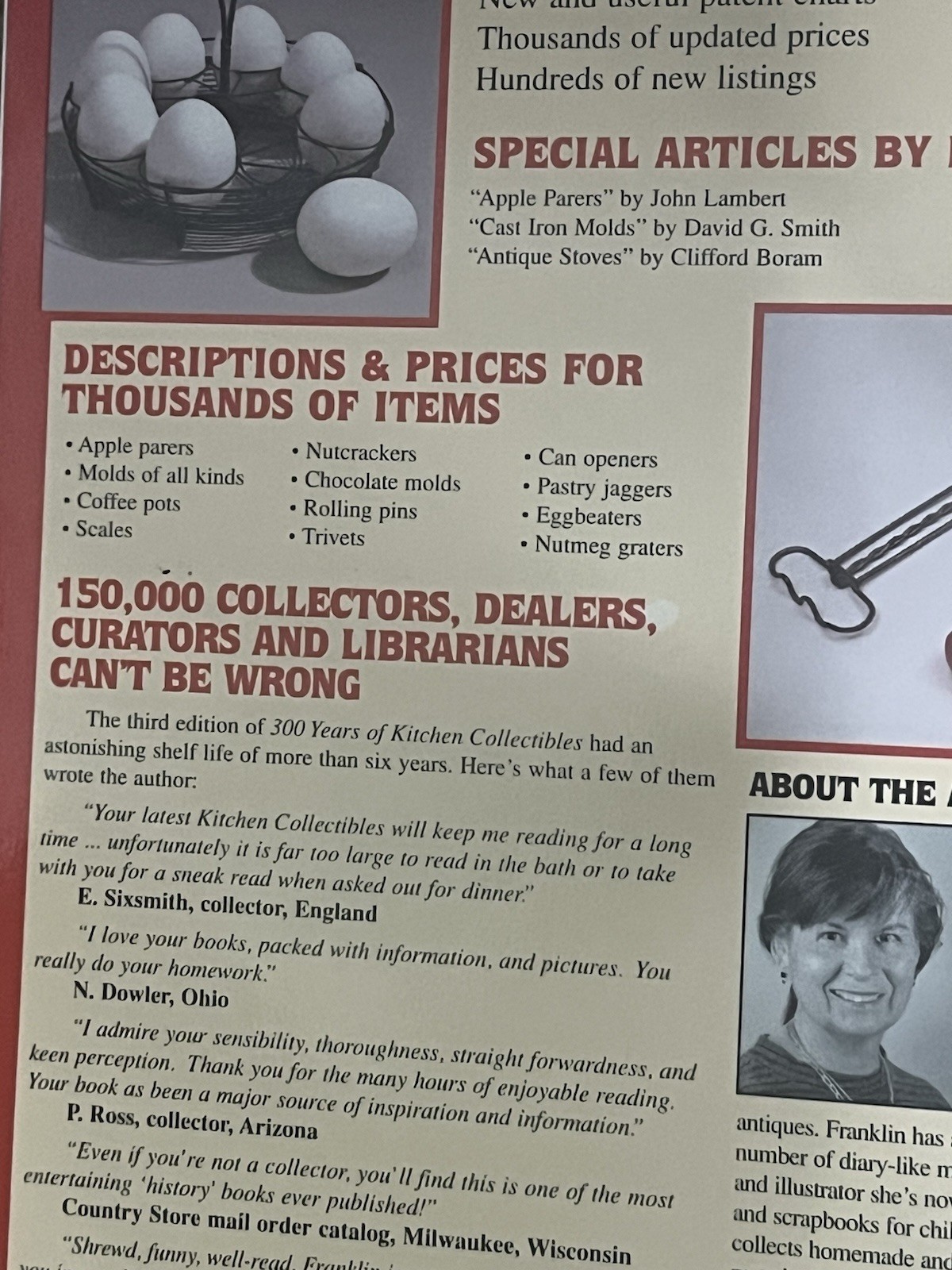  » 300 Years of Kitchen Collectibles » by Linda Campbell Franklin -648 Pages!