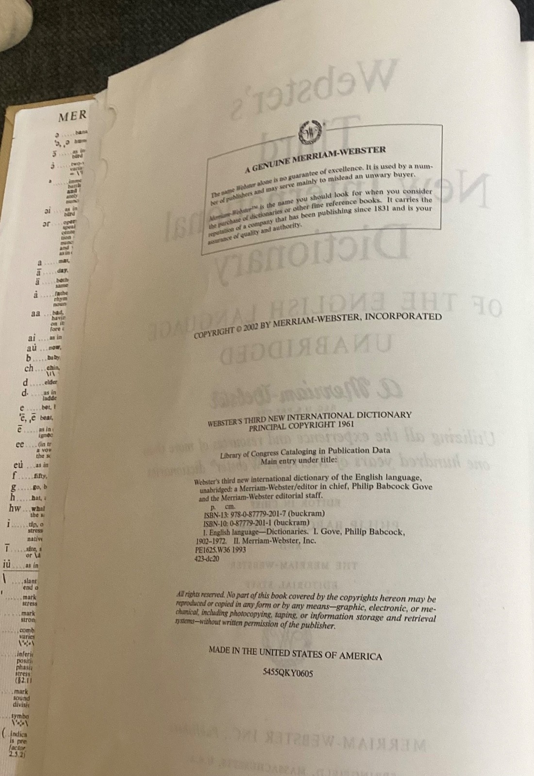 Webster&rsquo;s Third New International Dictionary, Unabridged – Largest, Most Com…