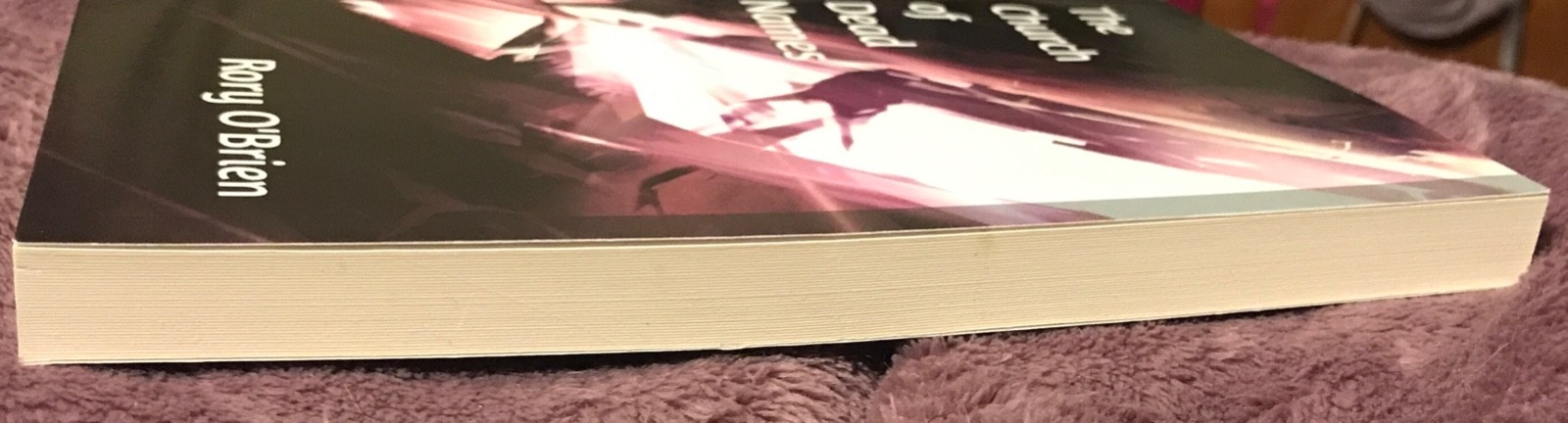 The Church of Dead Names Rory O&rsquo;Brien autographed sci-fi horror paperback 2024