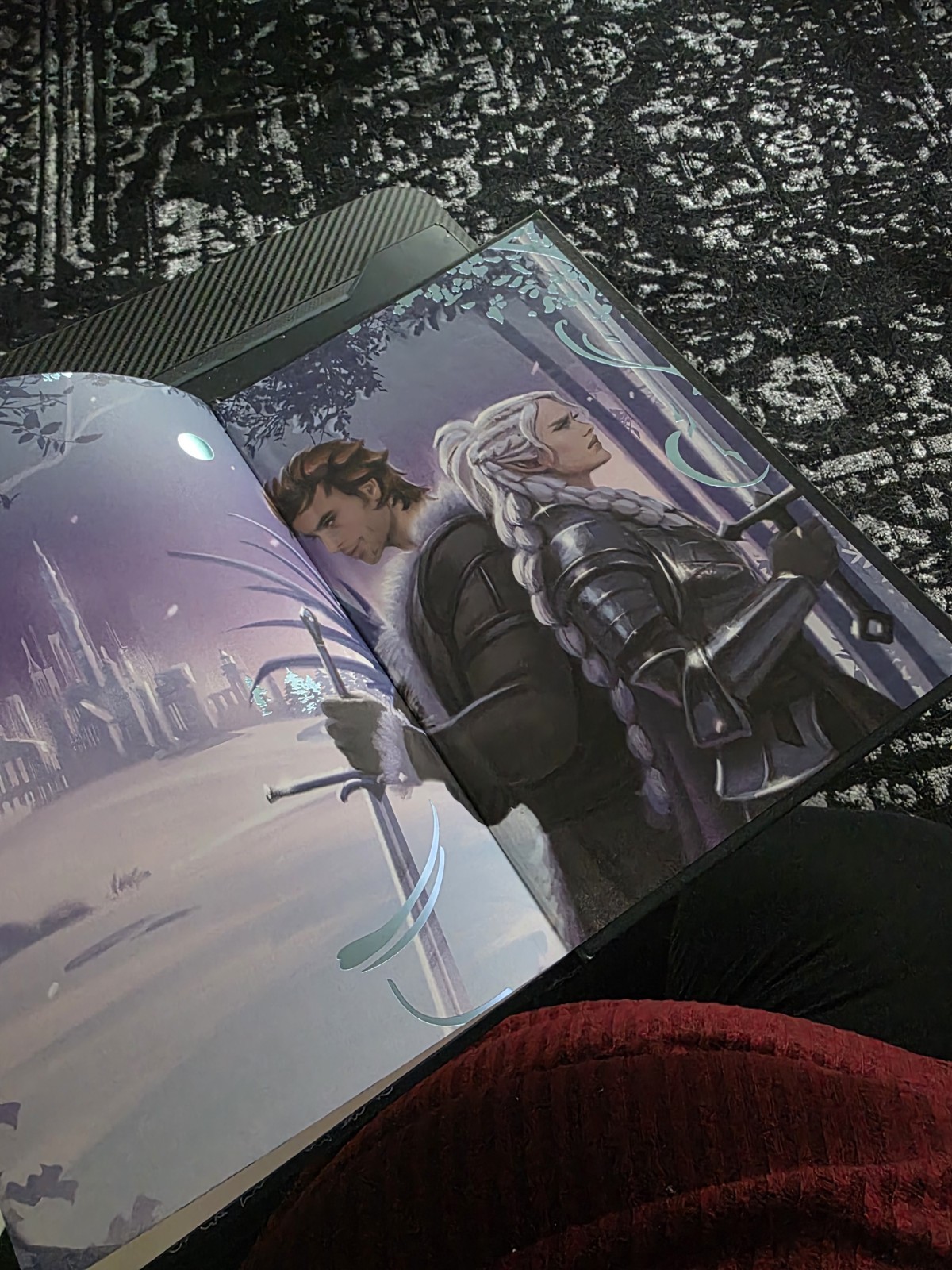 RARE NIB SIGNED Quicksilver Hardback Limited Edition Lilac Library Book