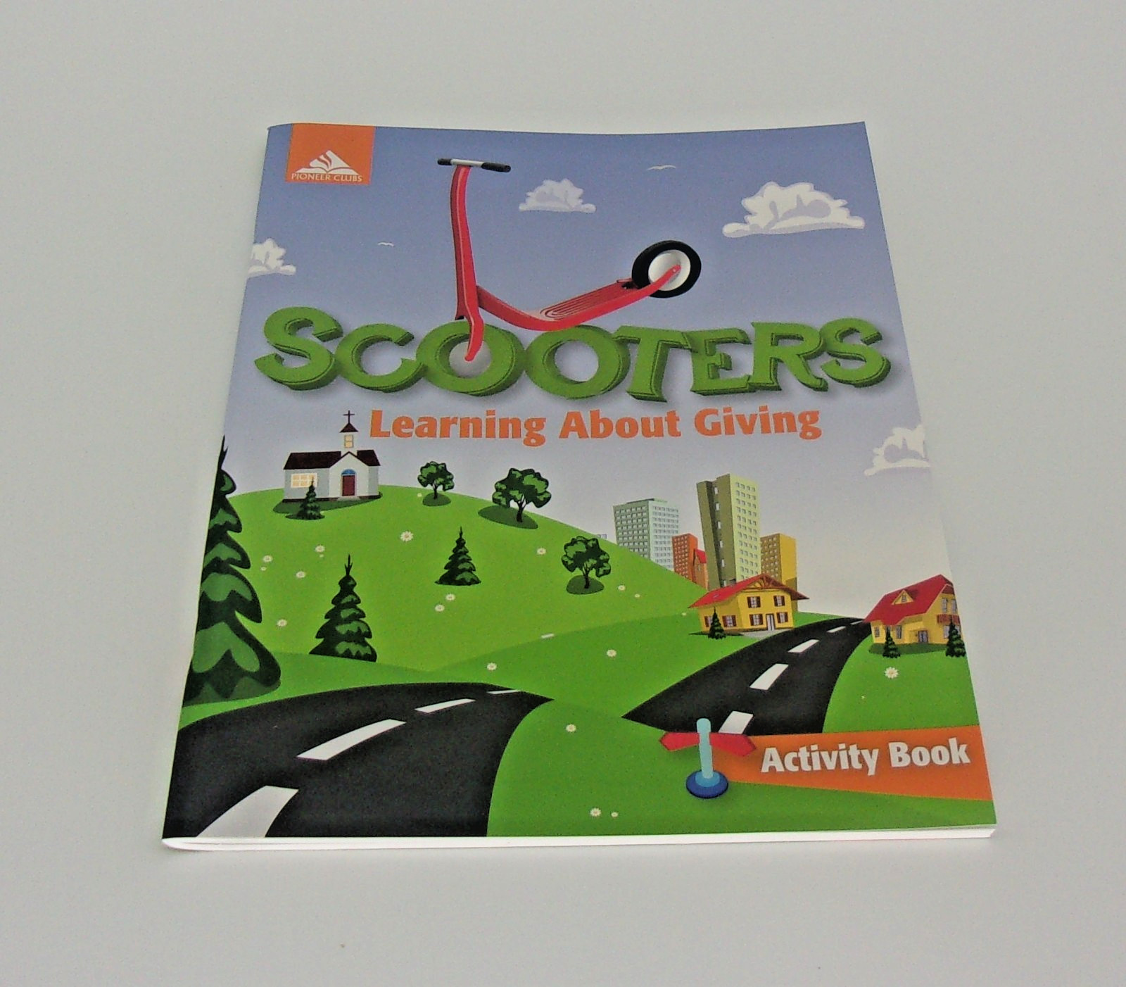 Set 3-Scooters ages 4-K,Visuals, Activity Book,Bible Story Visuals-Pioneer Clubs
