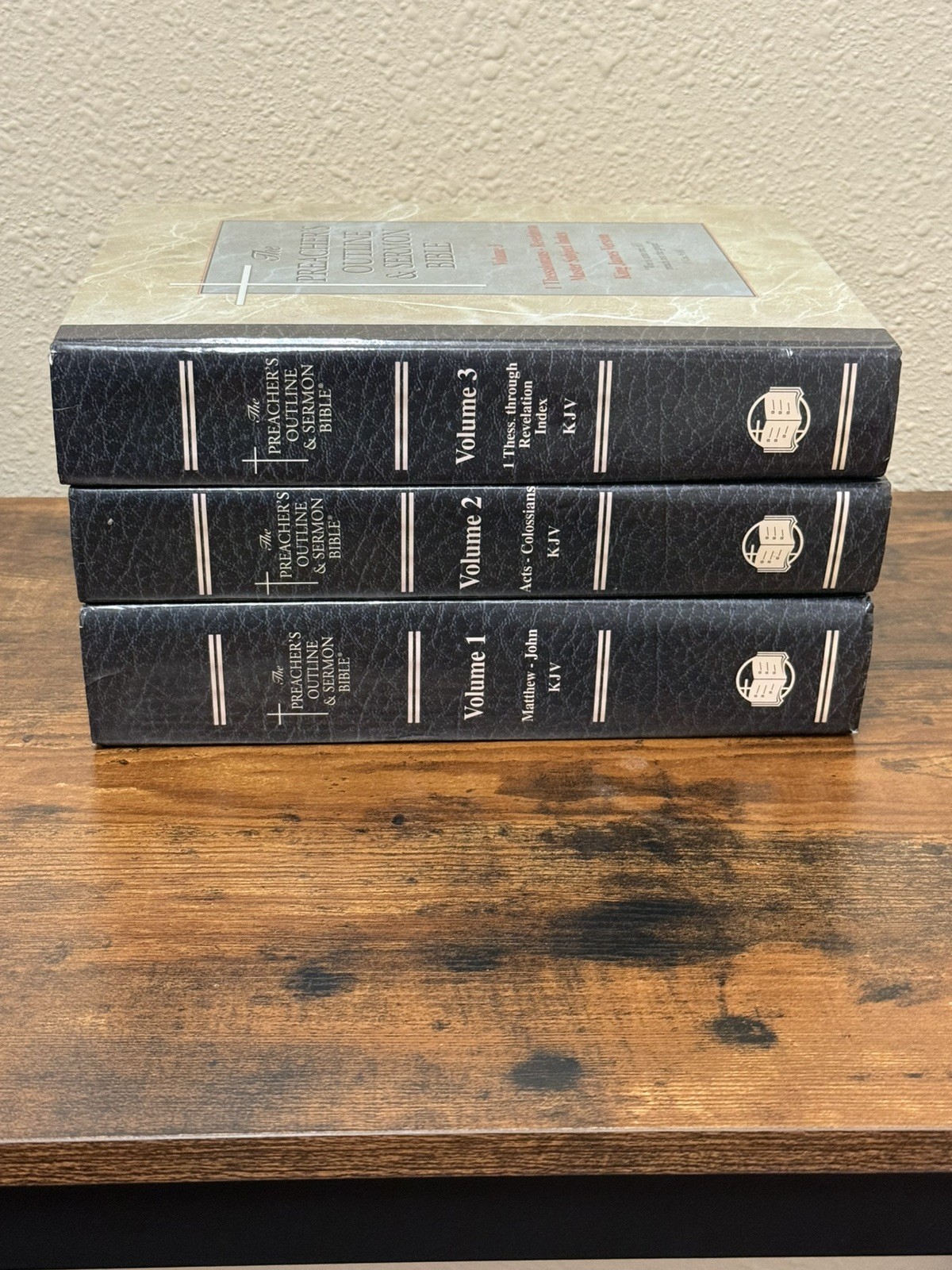 Preacher&rsquo;s Outline & Sermon Bible-KJV Hardcover Leadership 3 VOLUMES