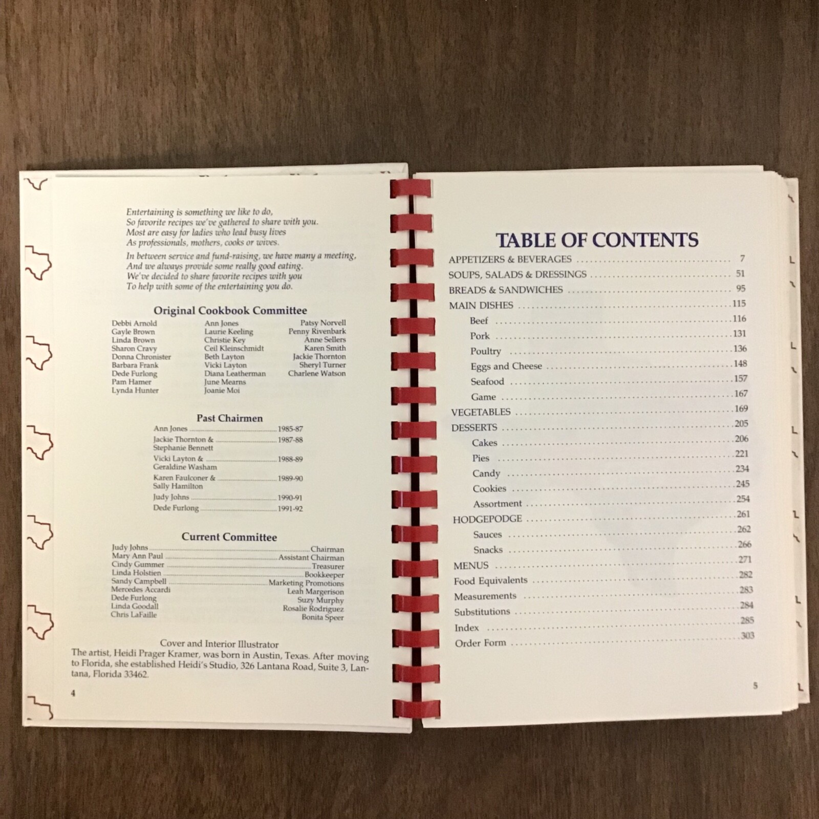 Dallas Texas Junior Forum Vtg 1986 Spiral Community Cookbook SEE INDEX PHOTOS