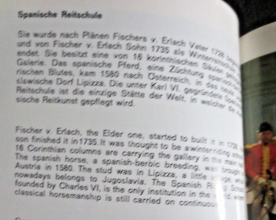 Guide of Vienna with Map Paperback Book 78 Pages 7 X 4.5 inches