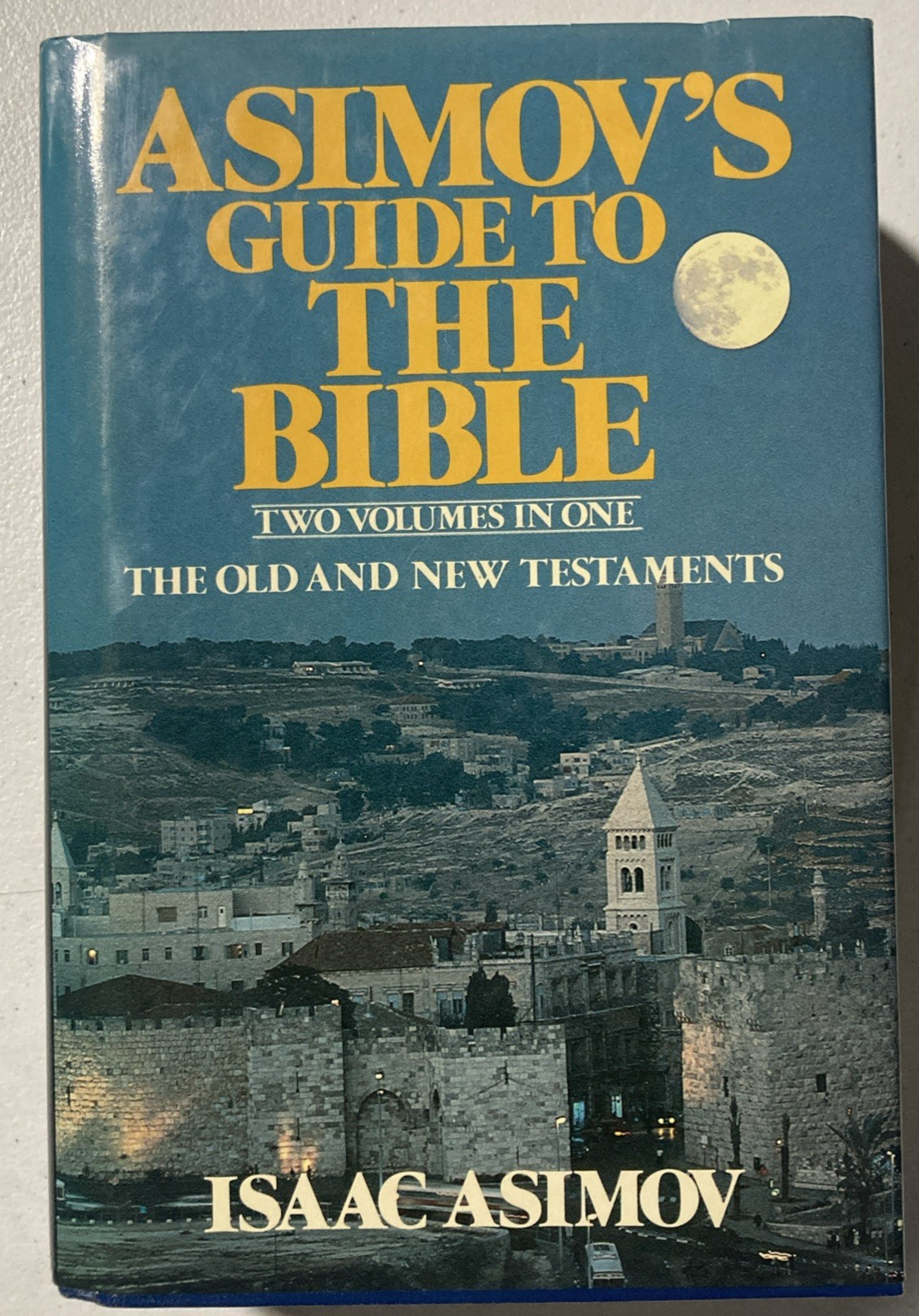 Asimov&rsquo;s Guide to the Bible Two Volumes in One Old & New Testaments HCDJ 1981