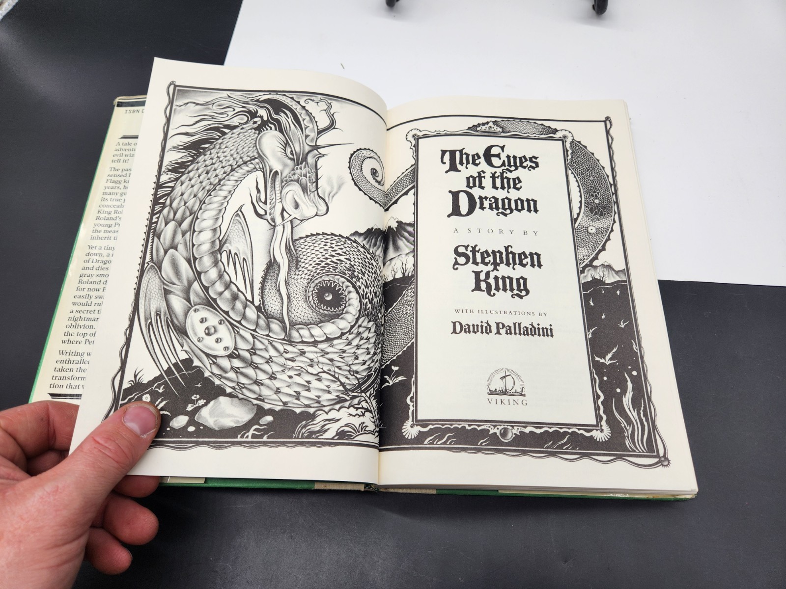 THE EYES OF THE DRAGON – Stephen King (1987, Hardcover 1st / 1st)