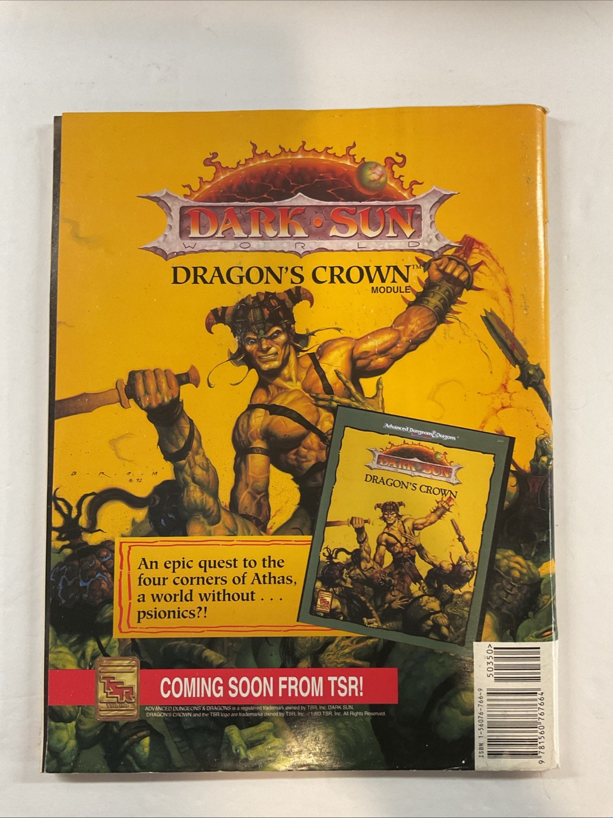 TSR Dragon Magazine #190 « Monsters of the Deep, In Poseidon&rsquo;s Lair »