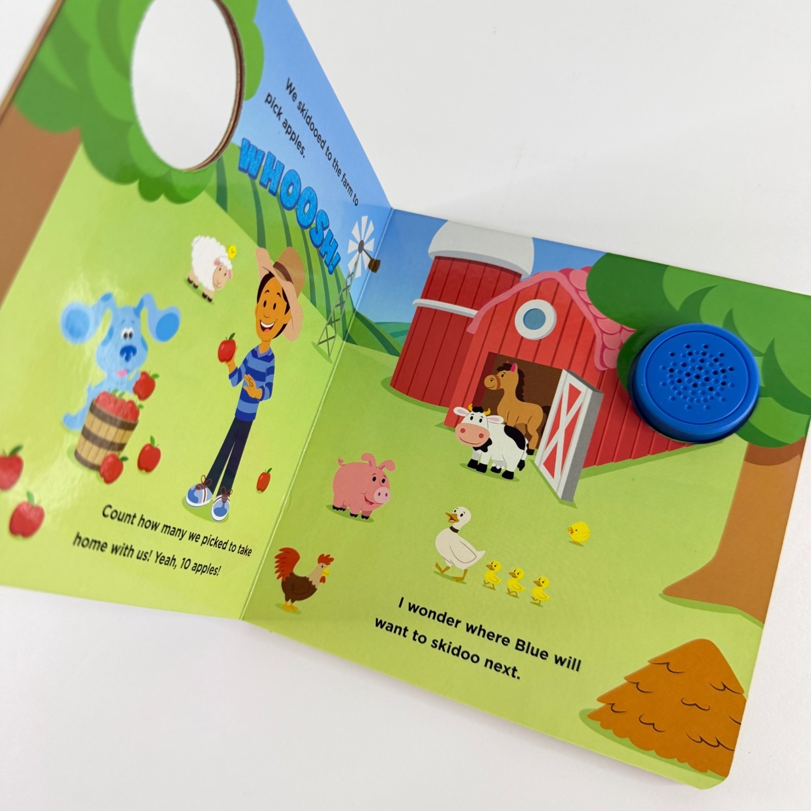 Nickelodeon Blue’s Clues and You! Where to, Blue? book with Sound Button (Board)
