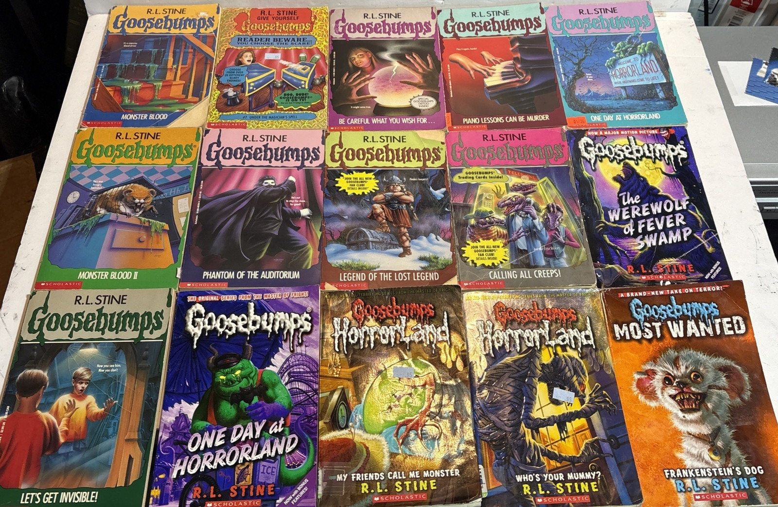 Goosebumps Lot of 31 PB Paperbacks Slappy&rsquo;s World Horrorland Read Description