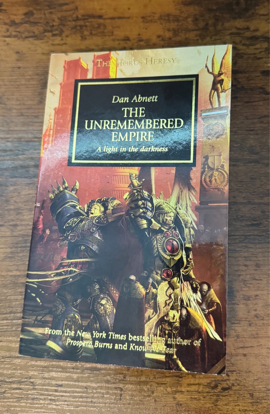 The Unremembered Empire (Horus Heresy) by Dan Abnett MMPB Warhammer 30k