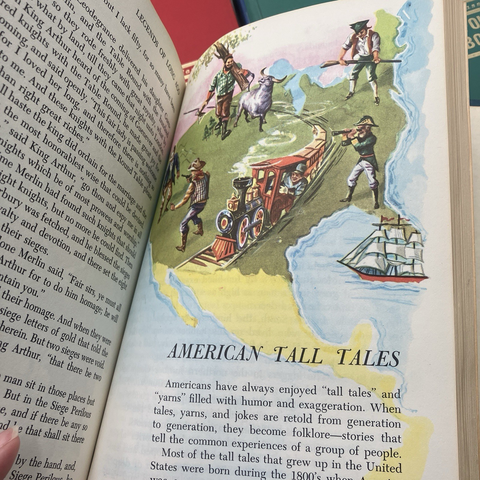 Vintage Collier Junior Classics Books 1-9 Set 1962 Kids Illustrated Decor