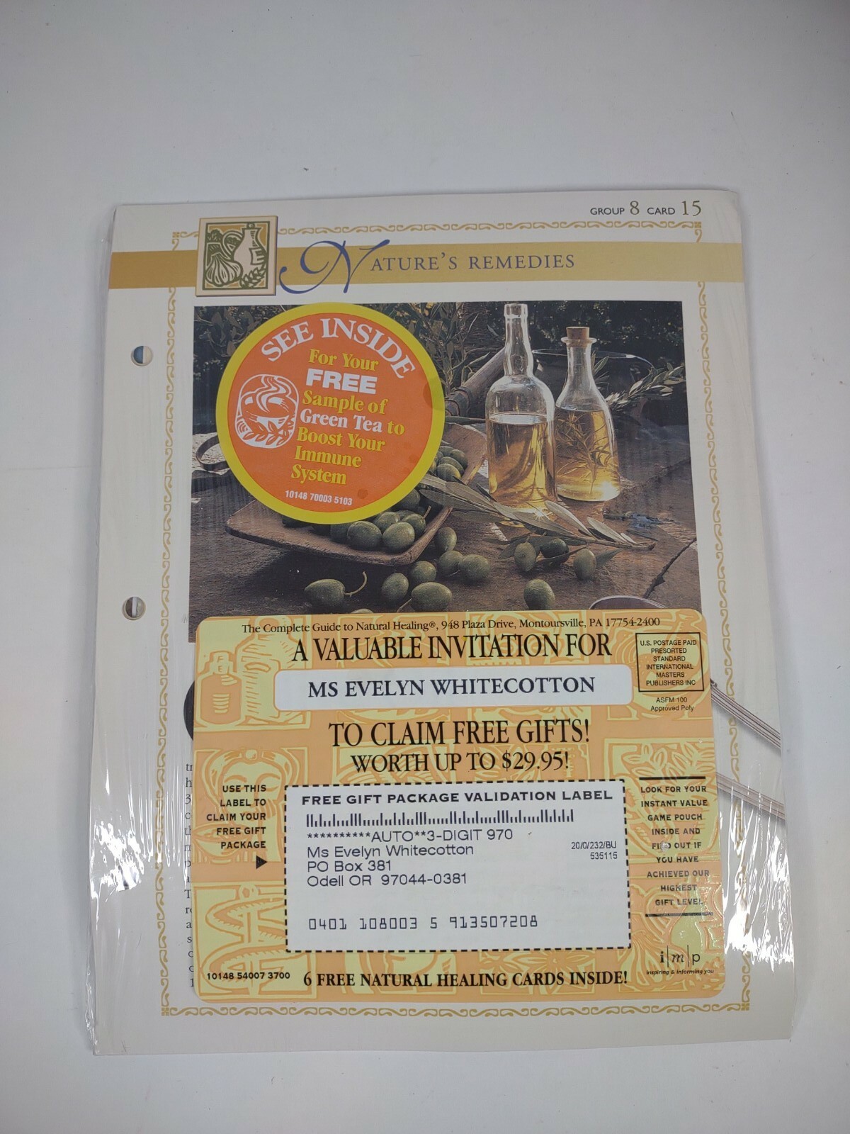 The Complete Guide to Natural Healing Nature&rsquo;s Remedies Therapeutic Teas 6 pages