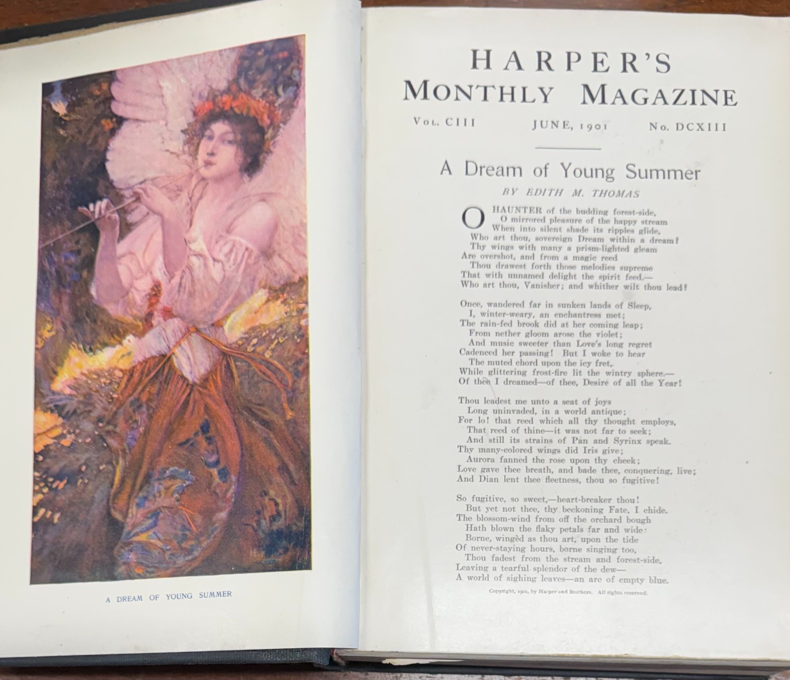 Harper&rsquo;s Monthly Magazine Vol 103 – June to Nov 1901 – Hardcover