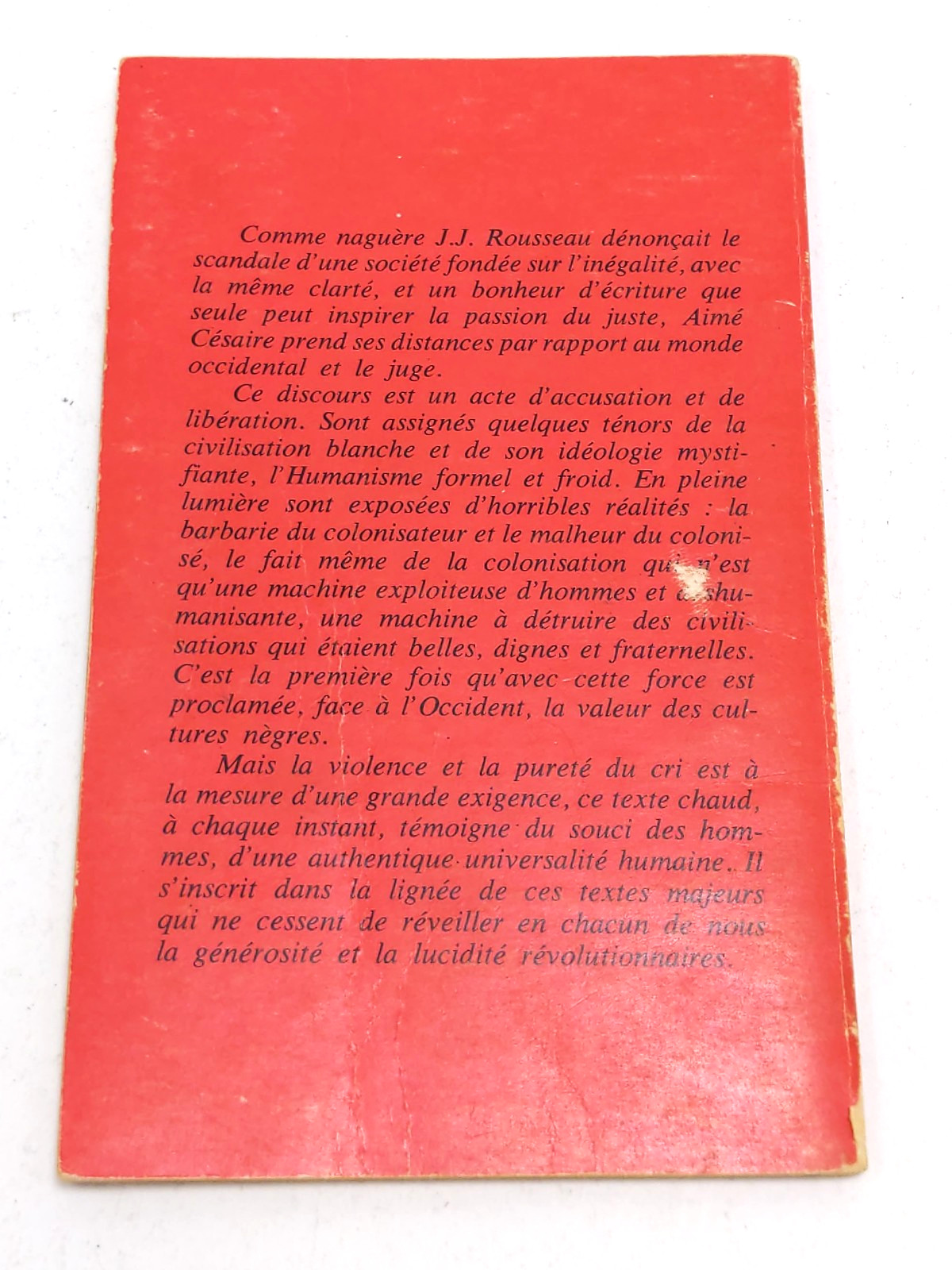Aimé Césaire – Discours Sur Le Colonialisme 1970 Présence Africaine 5th Edition