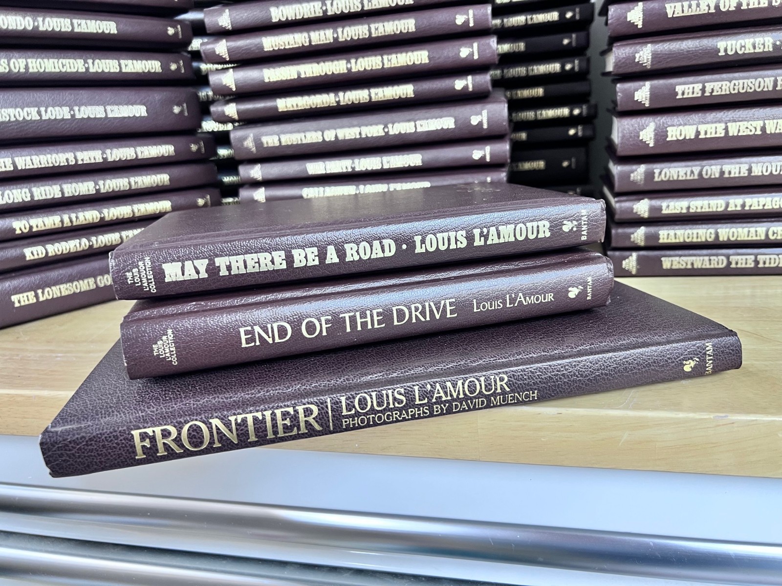 Louis L&rsquo;Amour Leatherette Hardcover Books (Sold Individually) Read description!!