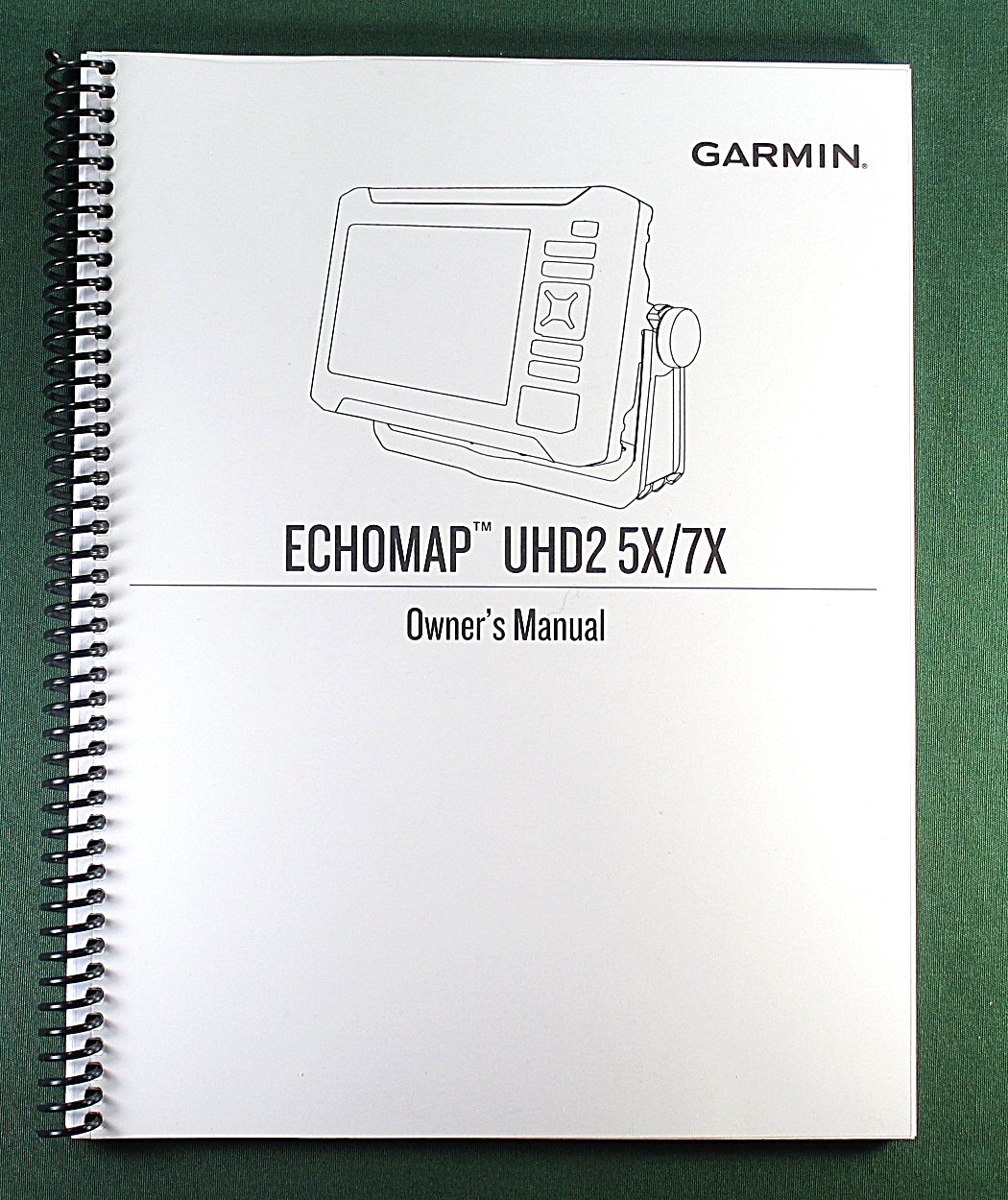 Garmin Echomap UHD2 53cv Owner&rsquo;s Manual: Full Color 80 Pages & Clear Covers