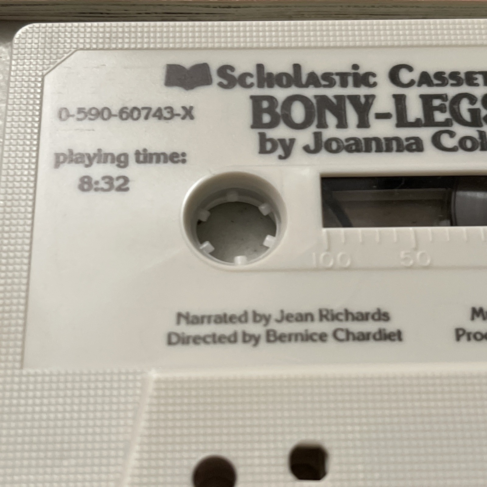 Vintage Bony Legs Joanna Cole Dirk Zimmer Paperback & Cassette