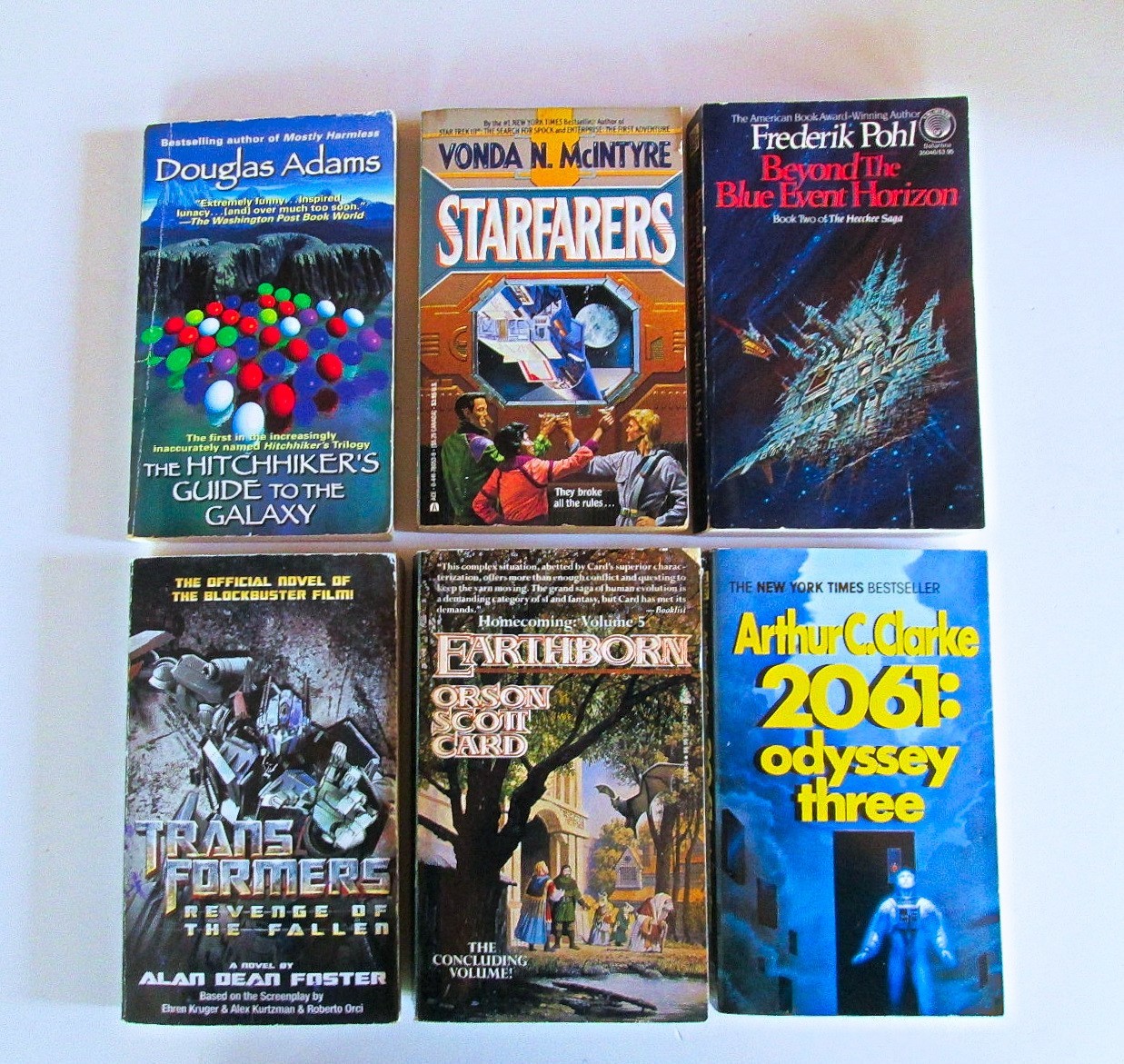 Lot of 13 Science Fiction Paperback Novels, Heinlein Pohl Card Chalker and Other