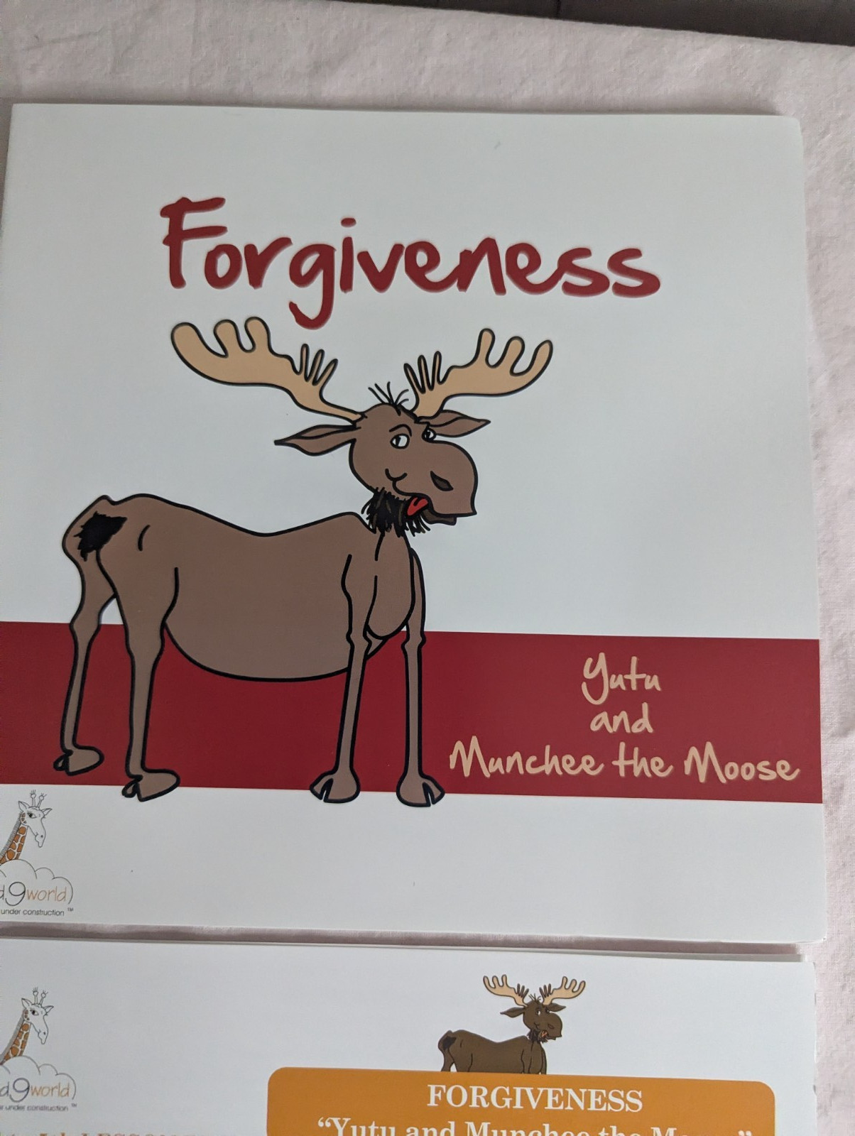 Home School Teachers Cloud 9 world character book FORGIVENESS 2nd -5th grade